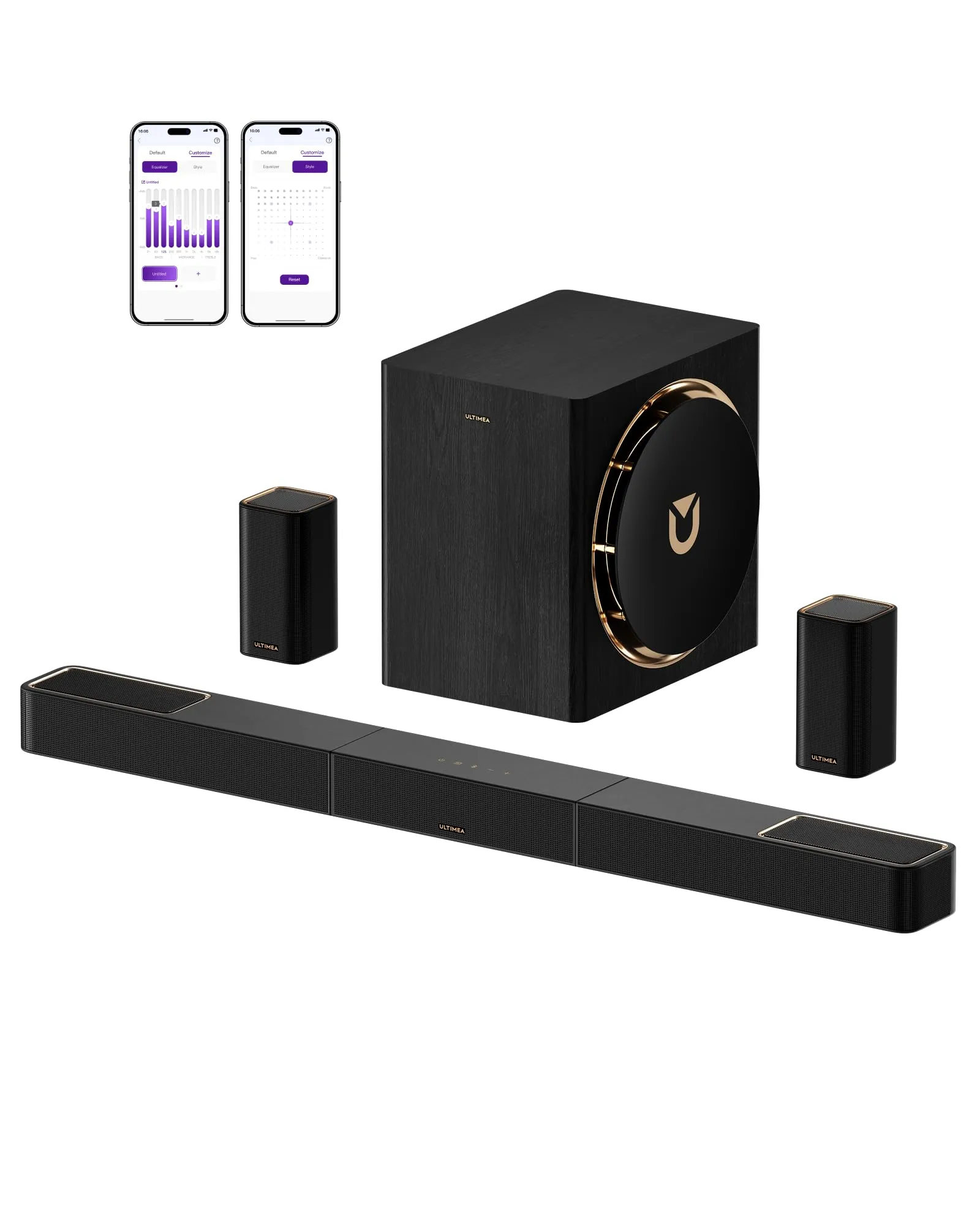 ULTIMEA Skywave X60 Soundbar 7.1.4 Canali con Dolby Atmos, Subwoofer da 8 Pollici, 840 W, Amplificazione GaN e Pass-Through HDR 4K - immagine 1