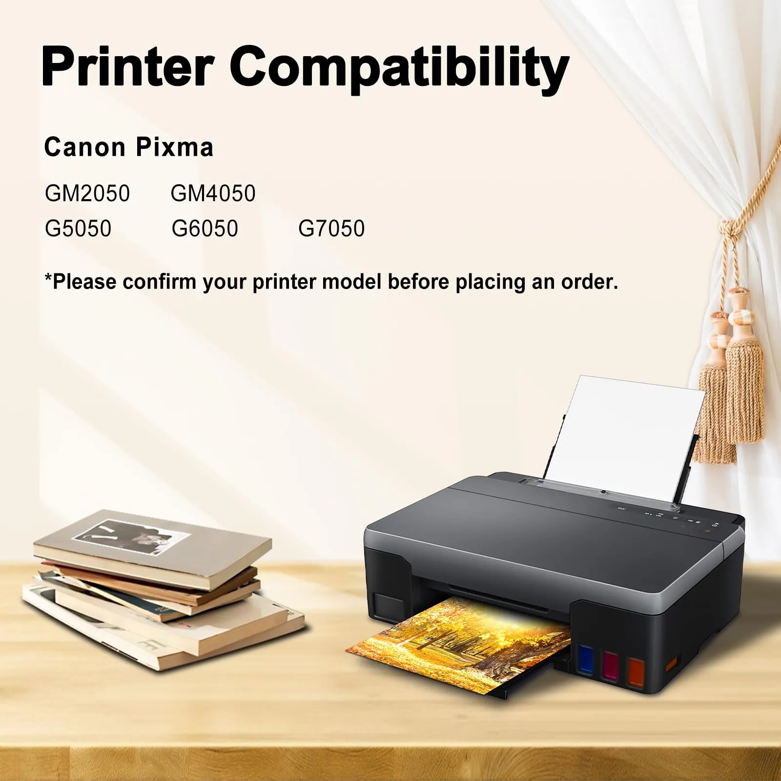 Miss Deer GI-50 Inchiostro per Canon PIXMA G5050 G6050 G7050 GM2050 GM4040 GM4050 (2BK/1C/1M/1Y) - immagine 2