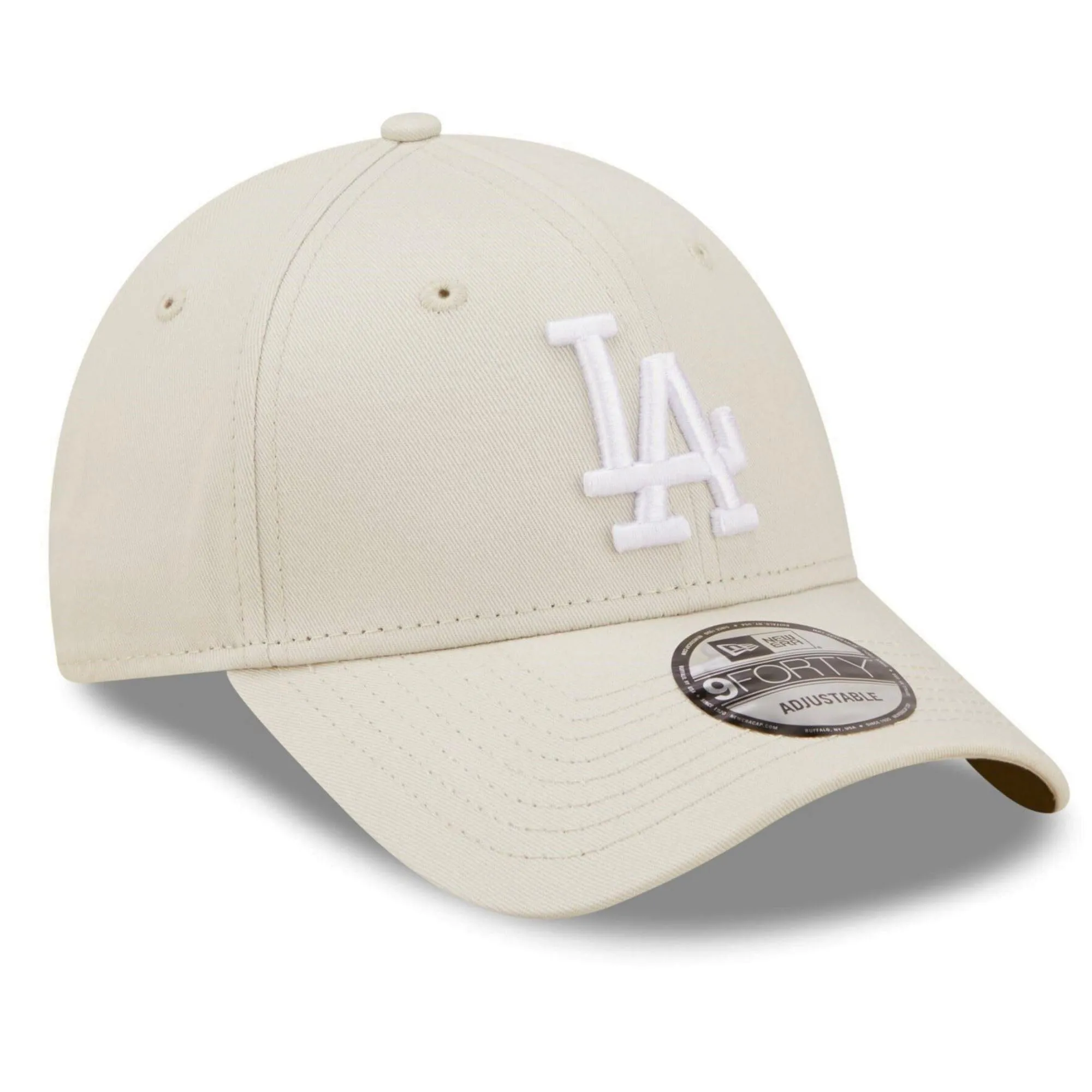New Era Los Angeles Dodgers MLB League Essential 9Forty Snapback Beige - immagine 3