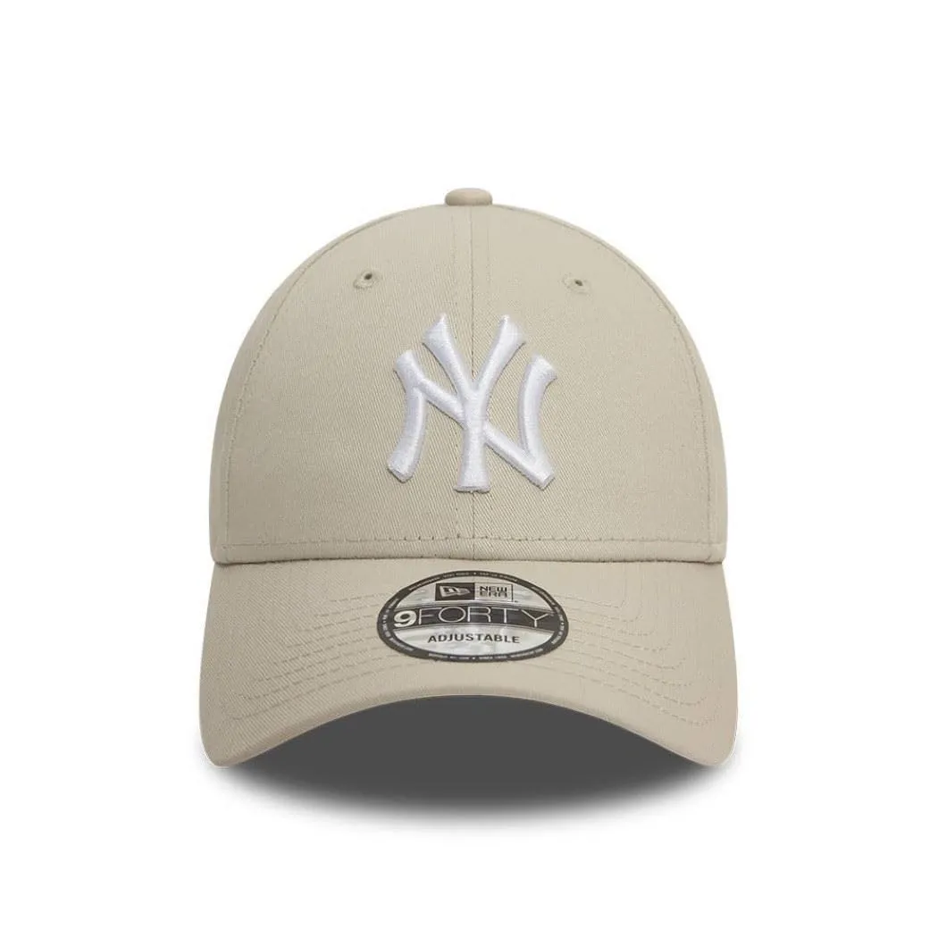 New Era New York Yankees MLB League Essential 9Forty Snapback Hat - Beige - immagine 2