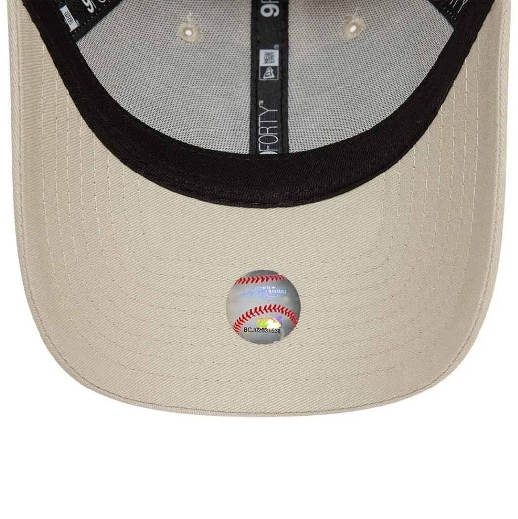 New Era New York Yankees MLB League Essential 9Forty Snapback Hat - Beige - immagine 5