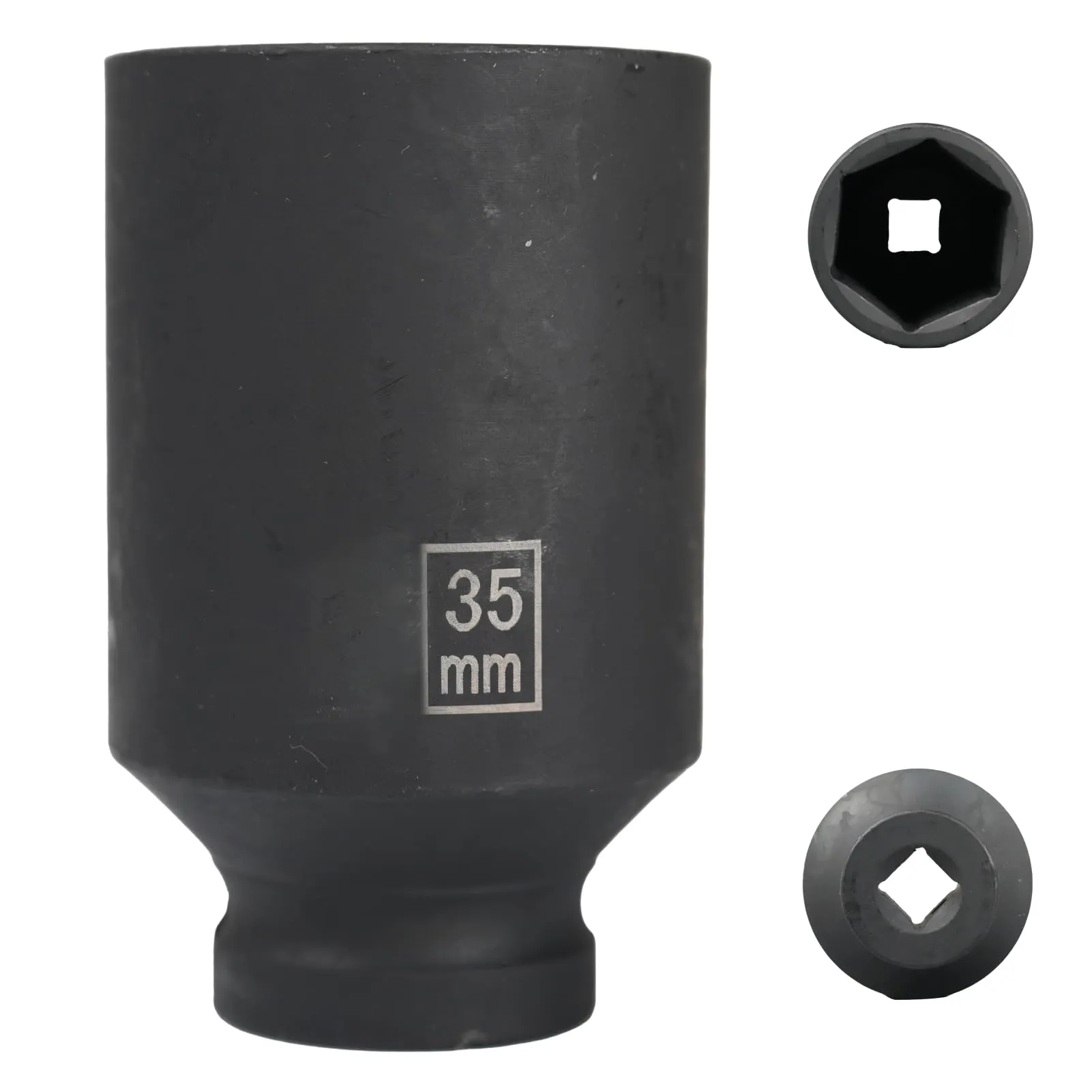 Flewdart Bussola Lunga Esagonale 1/2" 35mm, Lunghezza 78mm, Acciaio al Cromo Molibdeno CR-MO - immagine 1