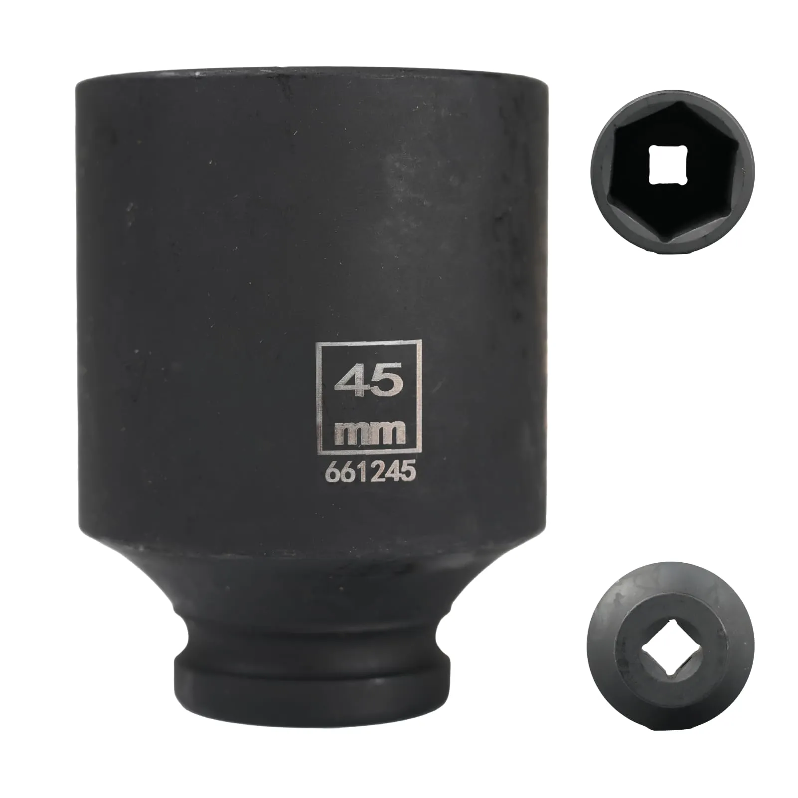 Flewdart Bussola Lunga Esagonale 1/2" 45mm in Acciaio al Cromo Molibdeno CR-MO (78mm) - immagine 1