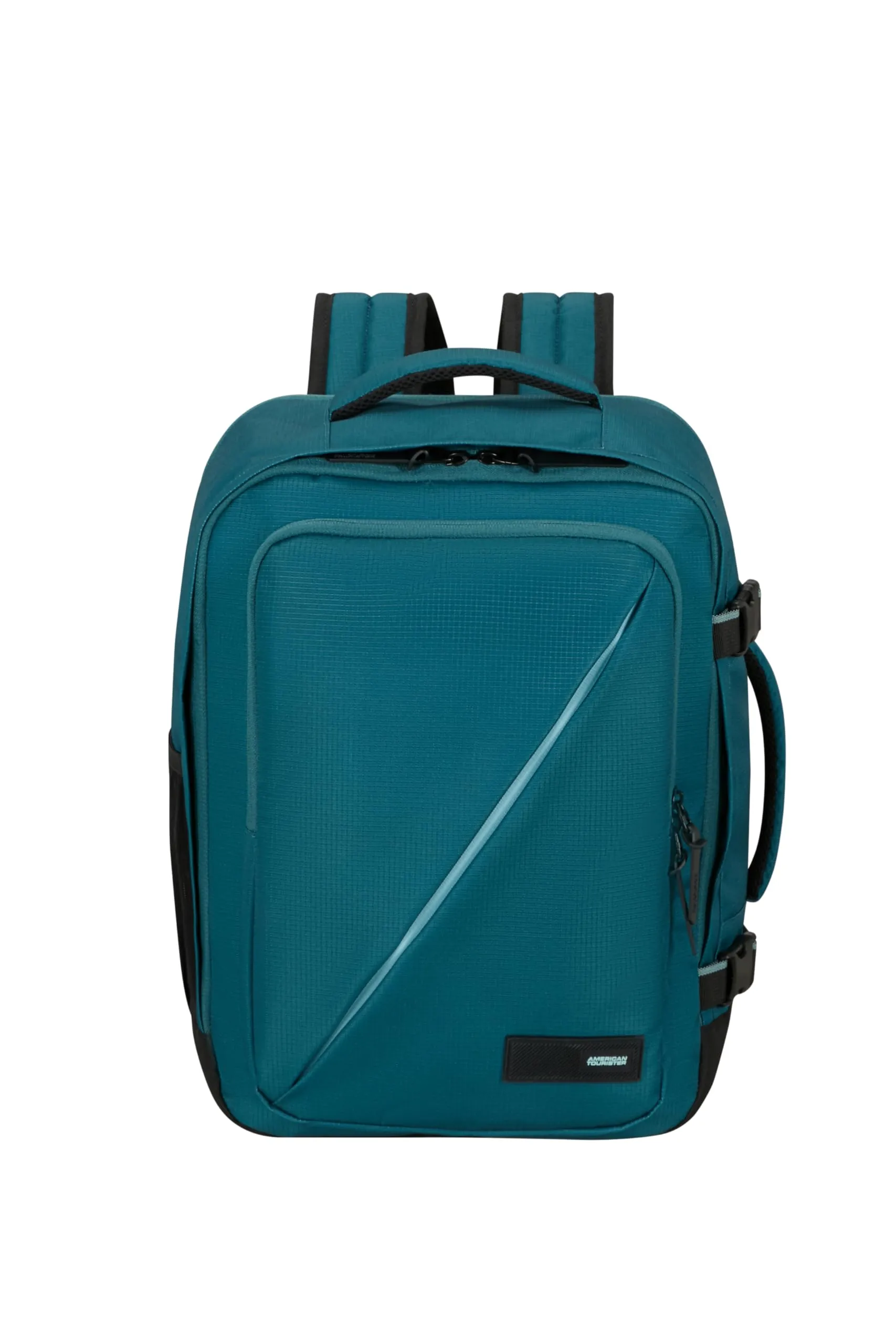 American Tourister Take2Cabin Zaino Bagaglio a Mano Underseat 40 x 30 x 20 cm - Turchese Totally Teal - immagine 2