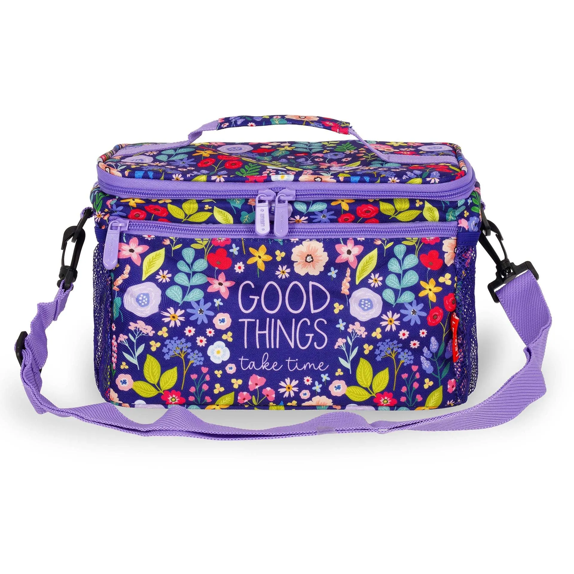 Legami Borsa Termica Porta Pranzo Flowers, 7,7 Litri, 28 x 17 x 15 cm - immagine 1