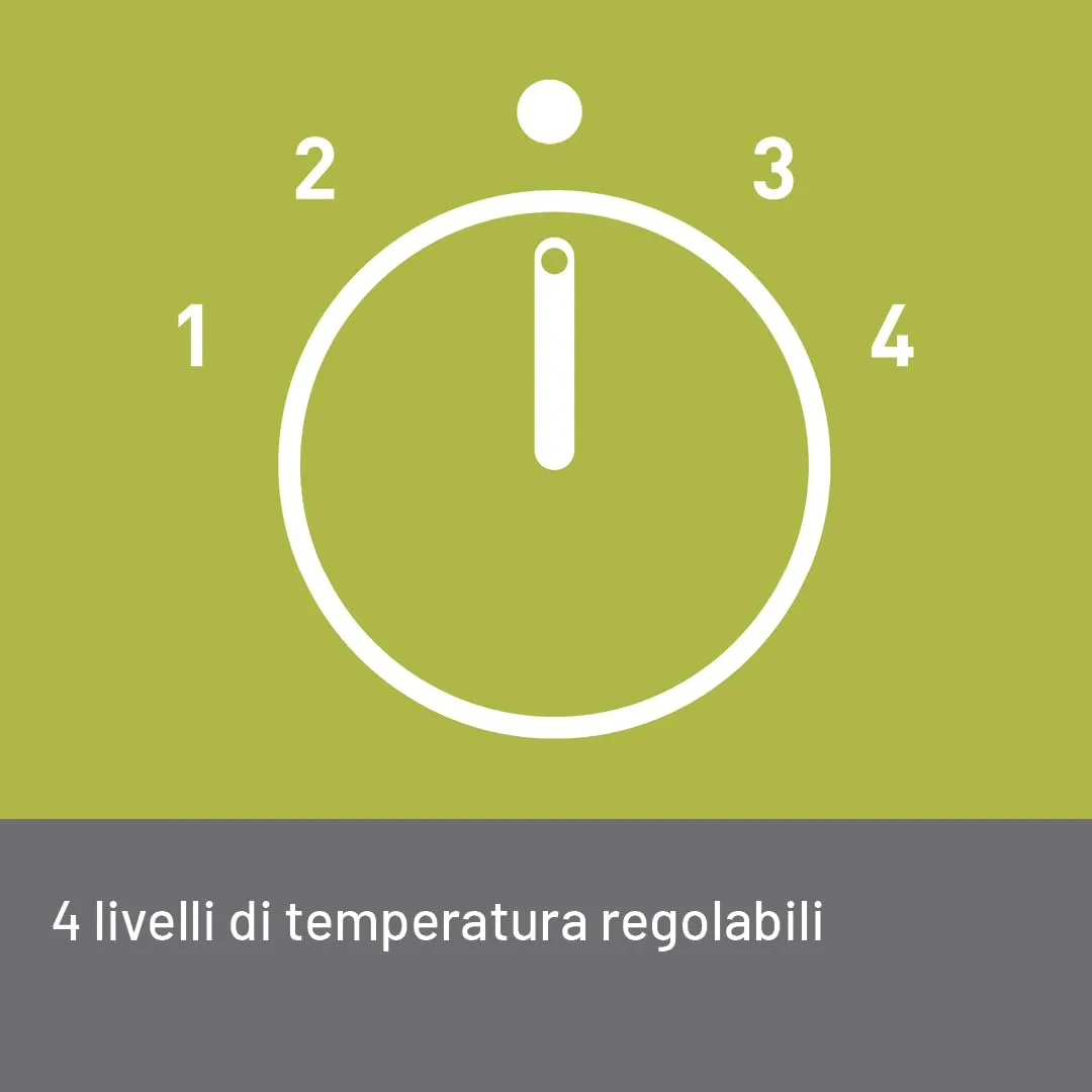 Imetec Rapid Comfort Black Code Termoconvettore 2000W - immagine 5
