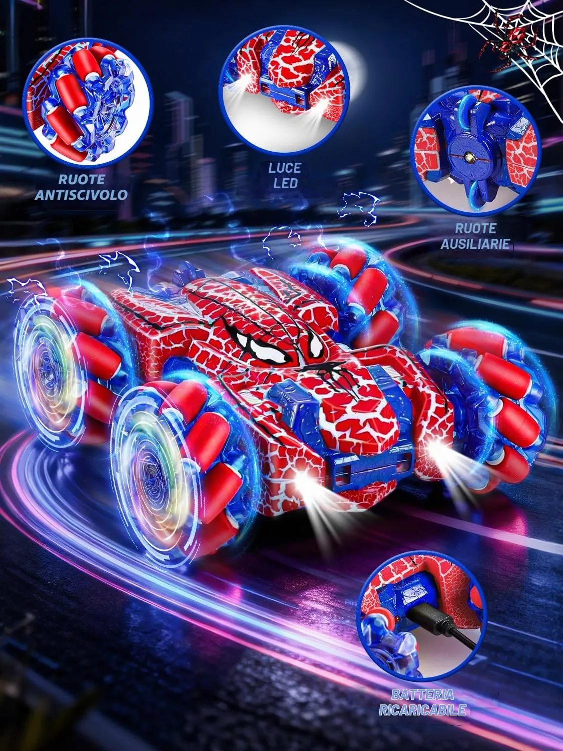 Kssvzz Spider Macchina Telecomandata 2.4Ghz Monster Truck - immagine 4