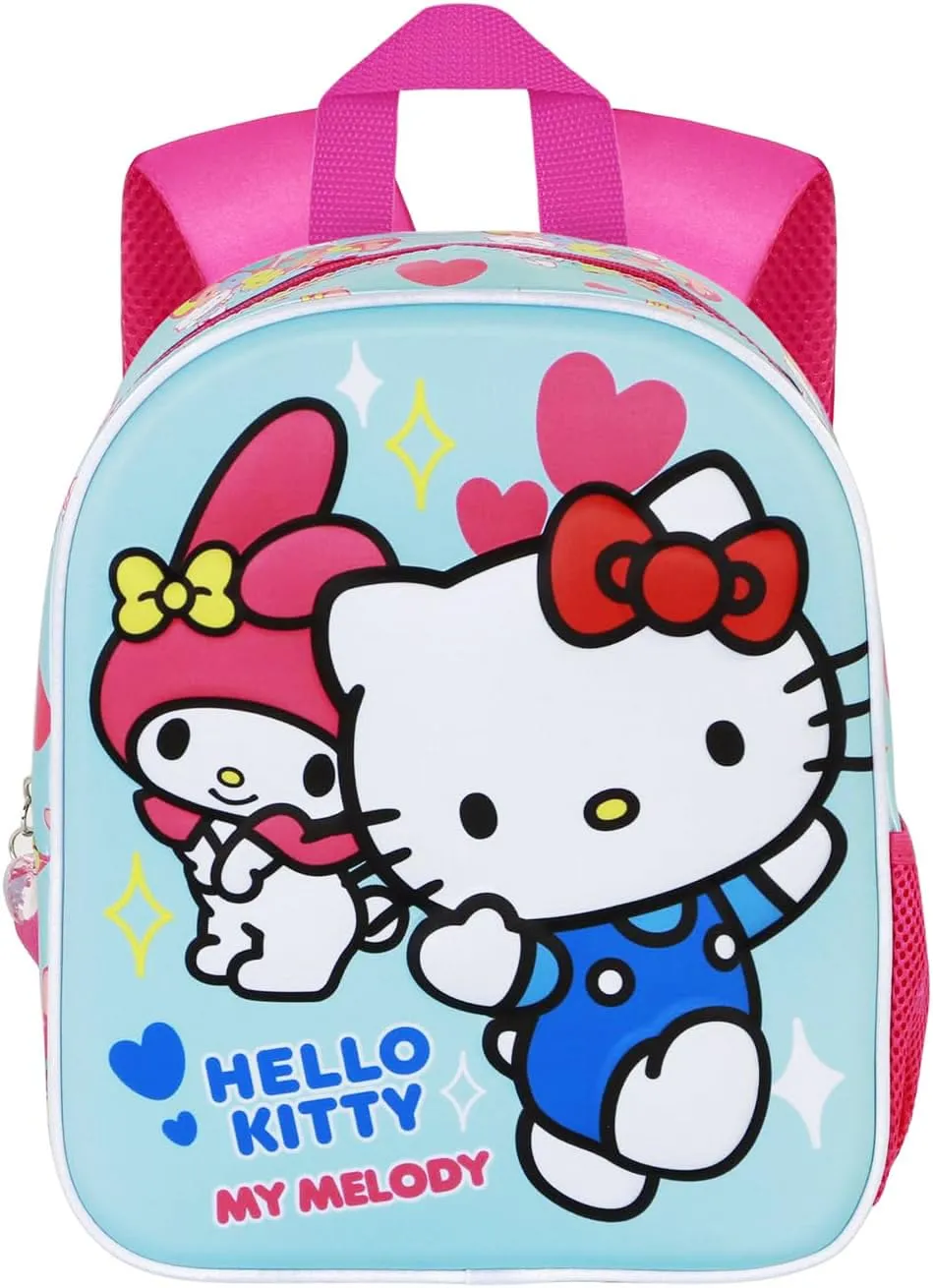 Clondo Zainetto 3D Hello Kitty per Bambina, 31 cm - immagine 2