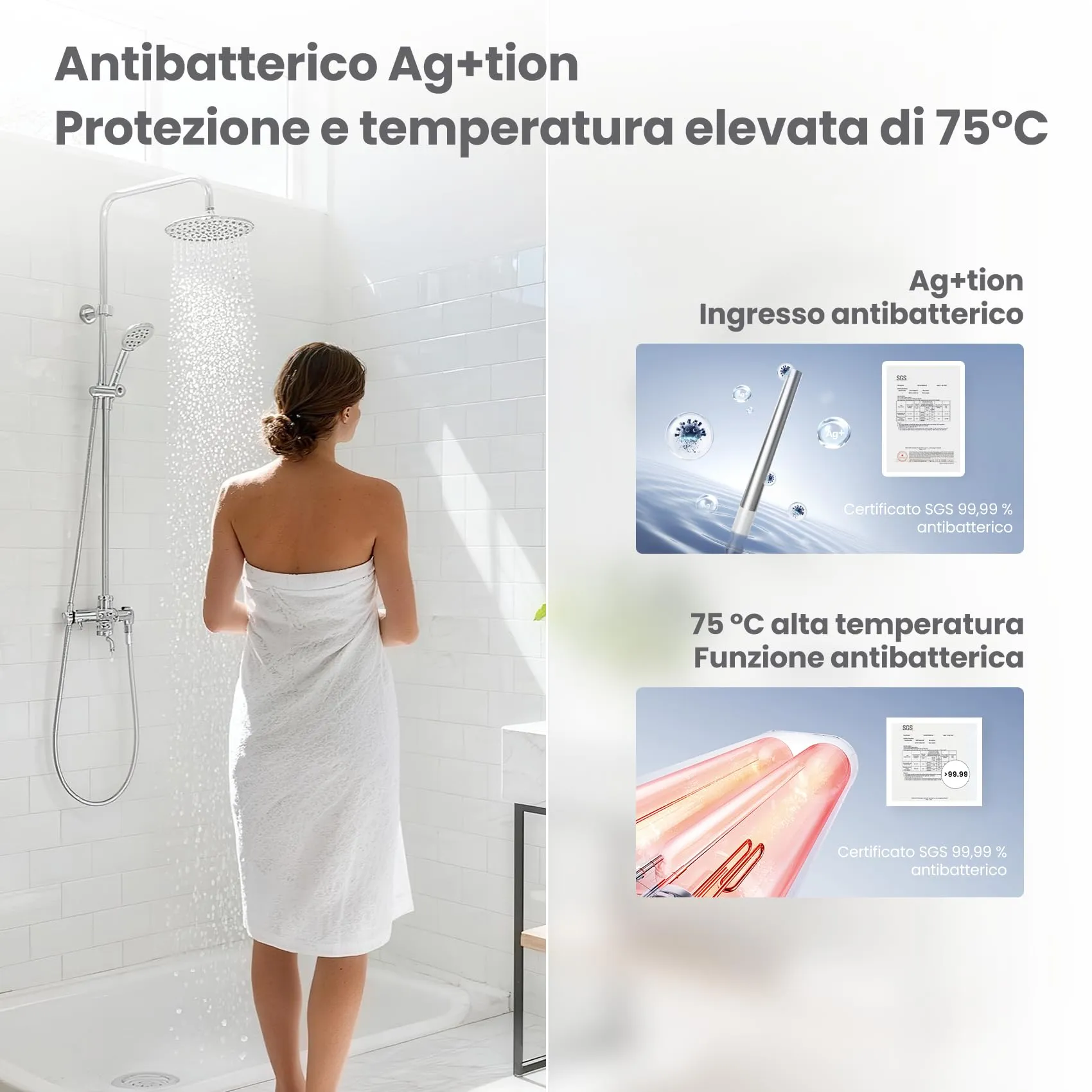 COMFEE Scaldabagno Elettrico 74L Sotto Lavello Doppia Tanica WiFi Bianco CWH15ED1380EUW - immagine 9