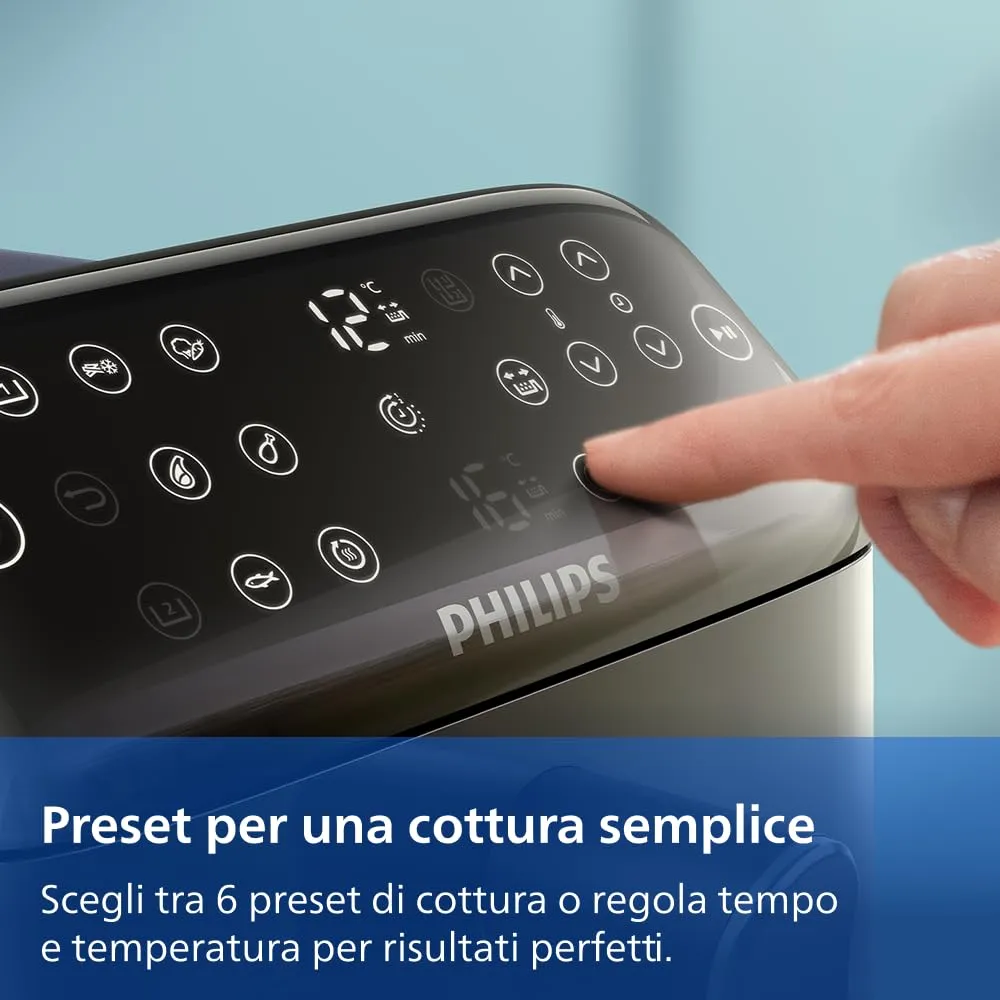 Philips Airfryer 4000 Verticale 10L (5+5L) NA460/00 - immagine 9