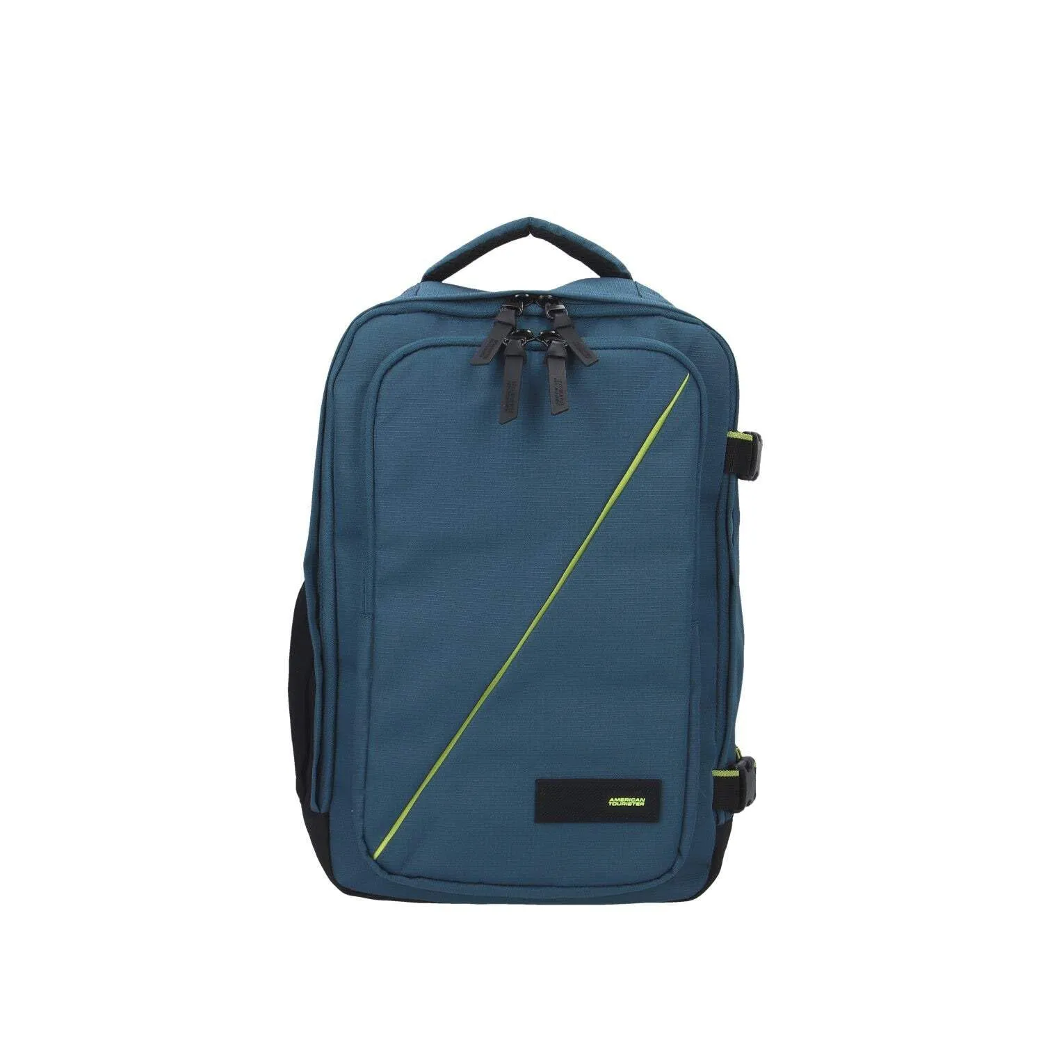 American Tourister Take2Cabin Zaino da cabina Ryanair 25 x 20 x 40 cm, 24 L, Blu (Harbor Blue) - immagine 1