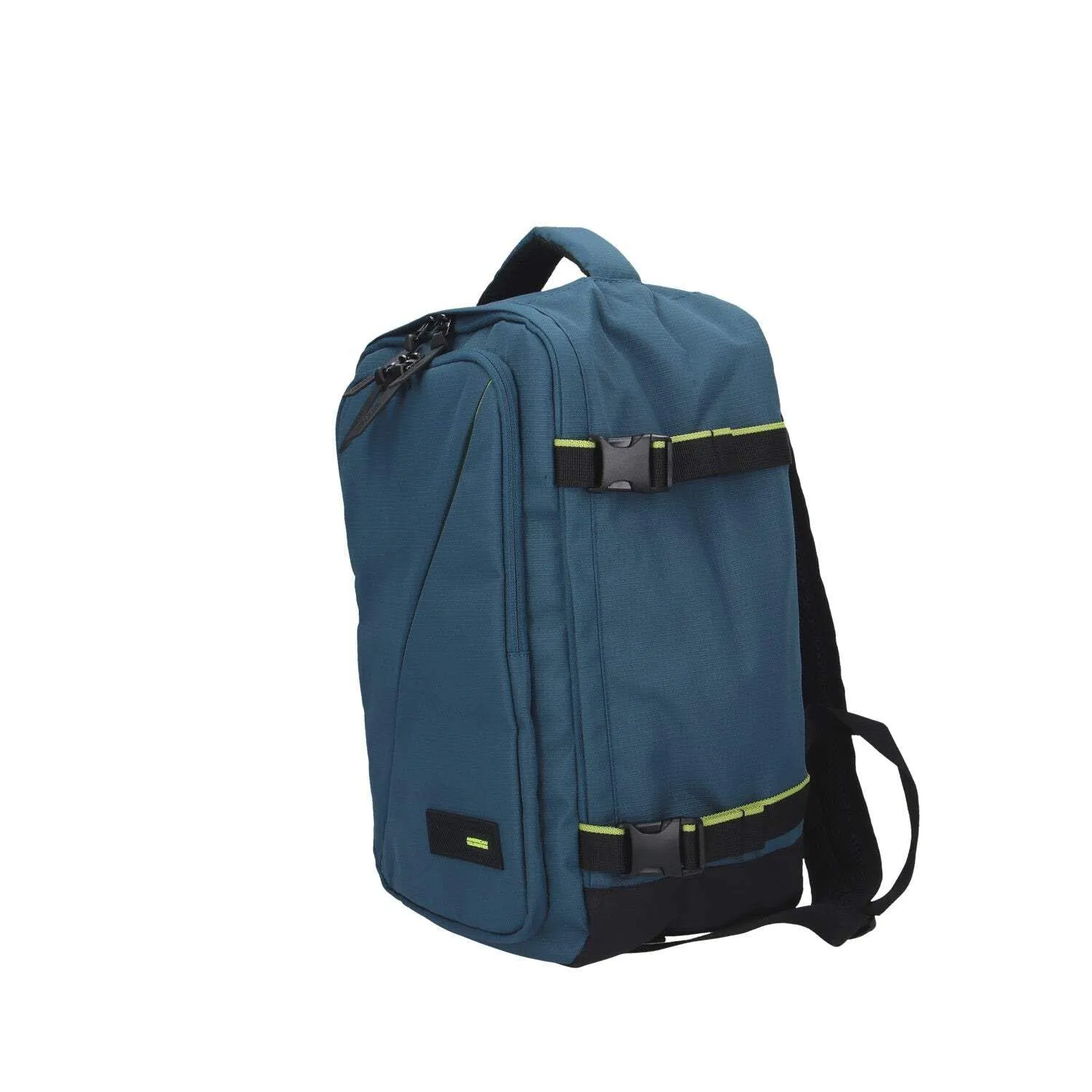 American Tourister Take2Cabin Zaino da cabina Ryanair 25 x 20 x 40 cm, 24 L, Blu (Harbor Blue) - immagine 2