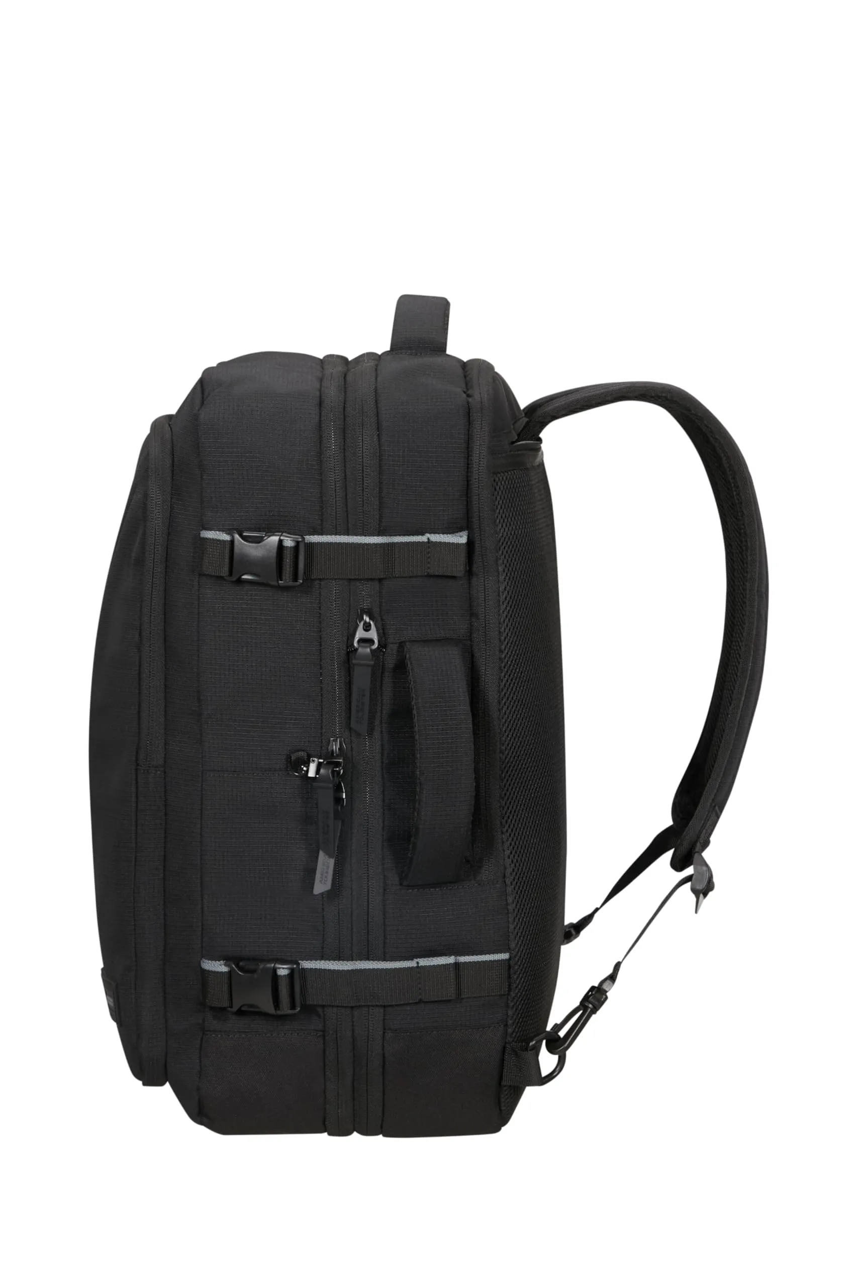 American Tourister Take2Cabin Zaino da viaggio espandibile 17,3 pollici, 55 cm, 42,5/48,5 L, Nero - immagine 3