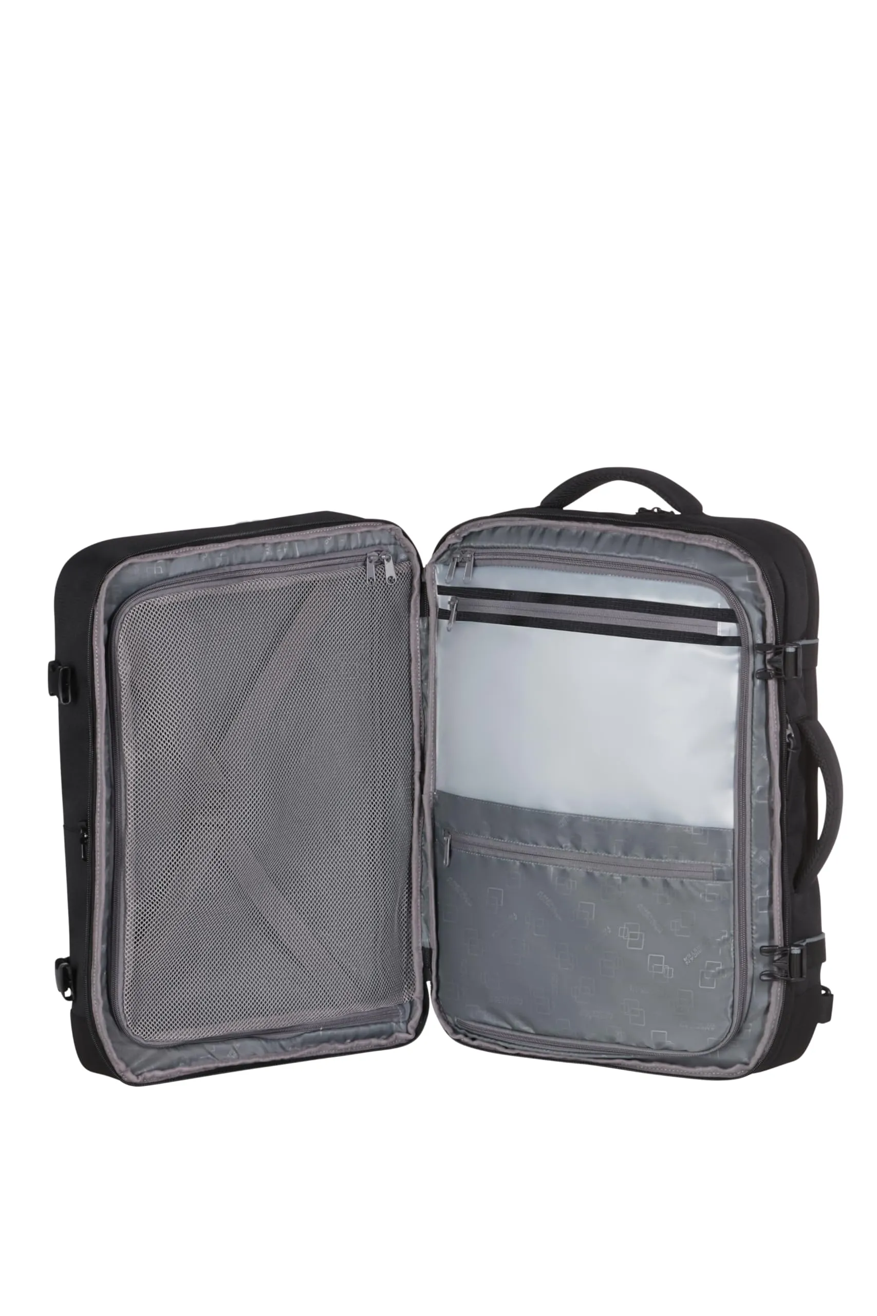 American Tourister Take2Cabin Zaino da viaggio espandibile 17,3 pollici, 55 cm, 42,5/48,5 L, Nero - immagine 5