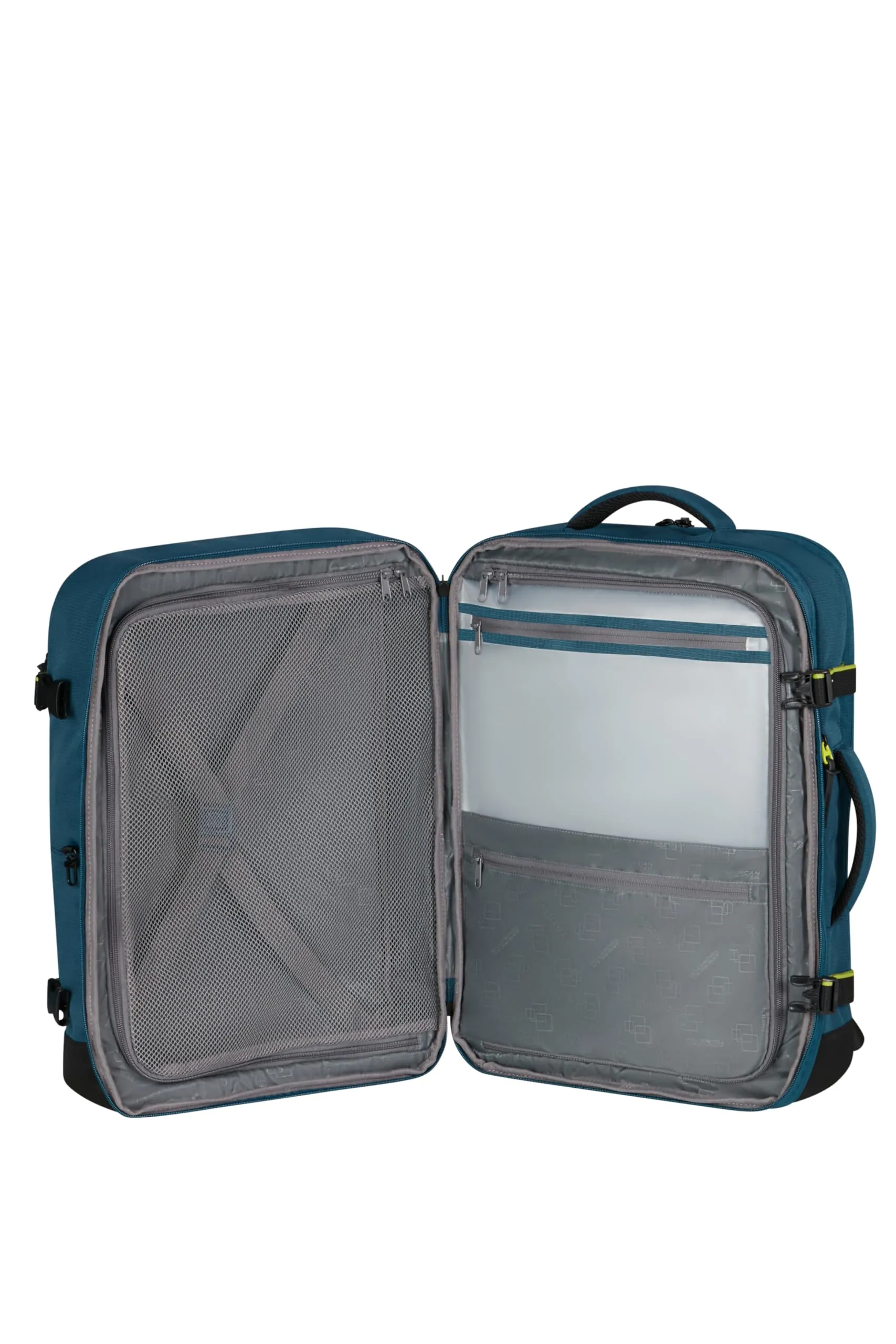 American Tourister Take2Cabin Zaino da viaggio espandibile 17,3 pollici, 55 cm, 42,5/48,5 L, Harbor Blue - immagine 5