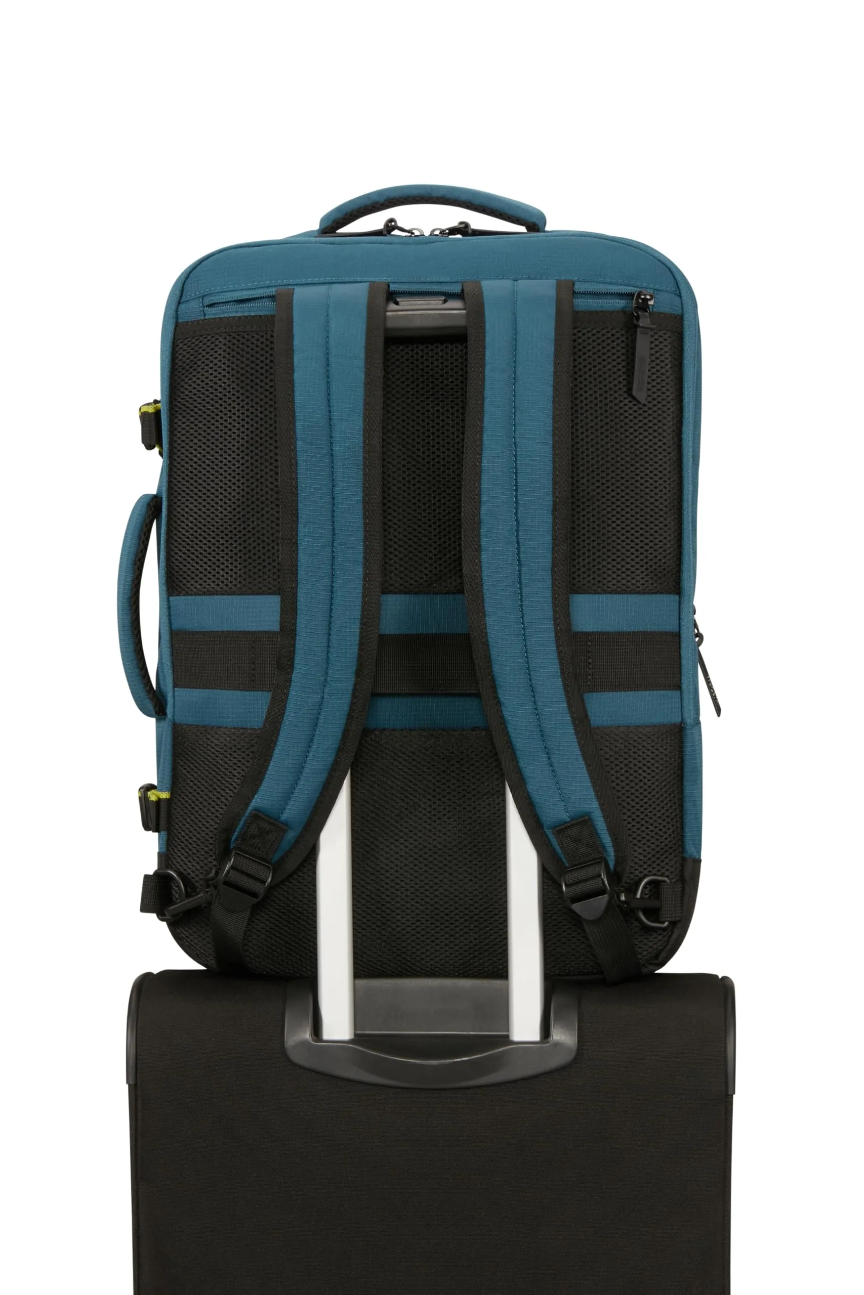 American Tourister Take2Cabin Zaino da viaggio espandibile 17,3 pollici, 55 cm, 42,5/48,5 L, Harbor Blue - immagine 8