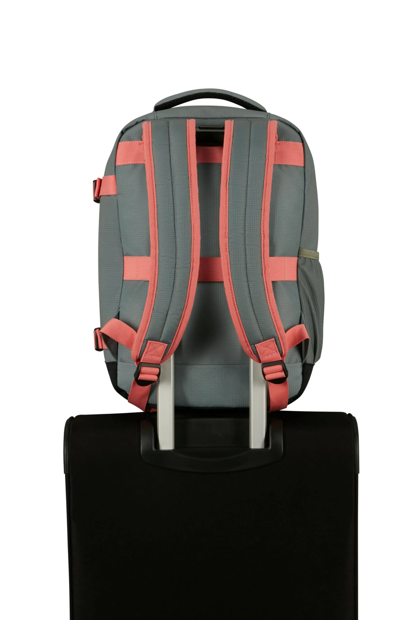 American Tourister Take2Cabin Zaino da Cabina Ryanair 40 x 25 x 20 cm, 24L, Sage/Coral - immagine 9
