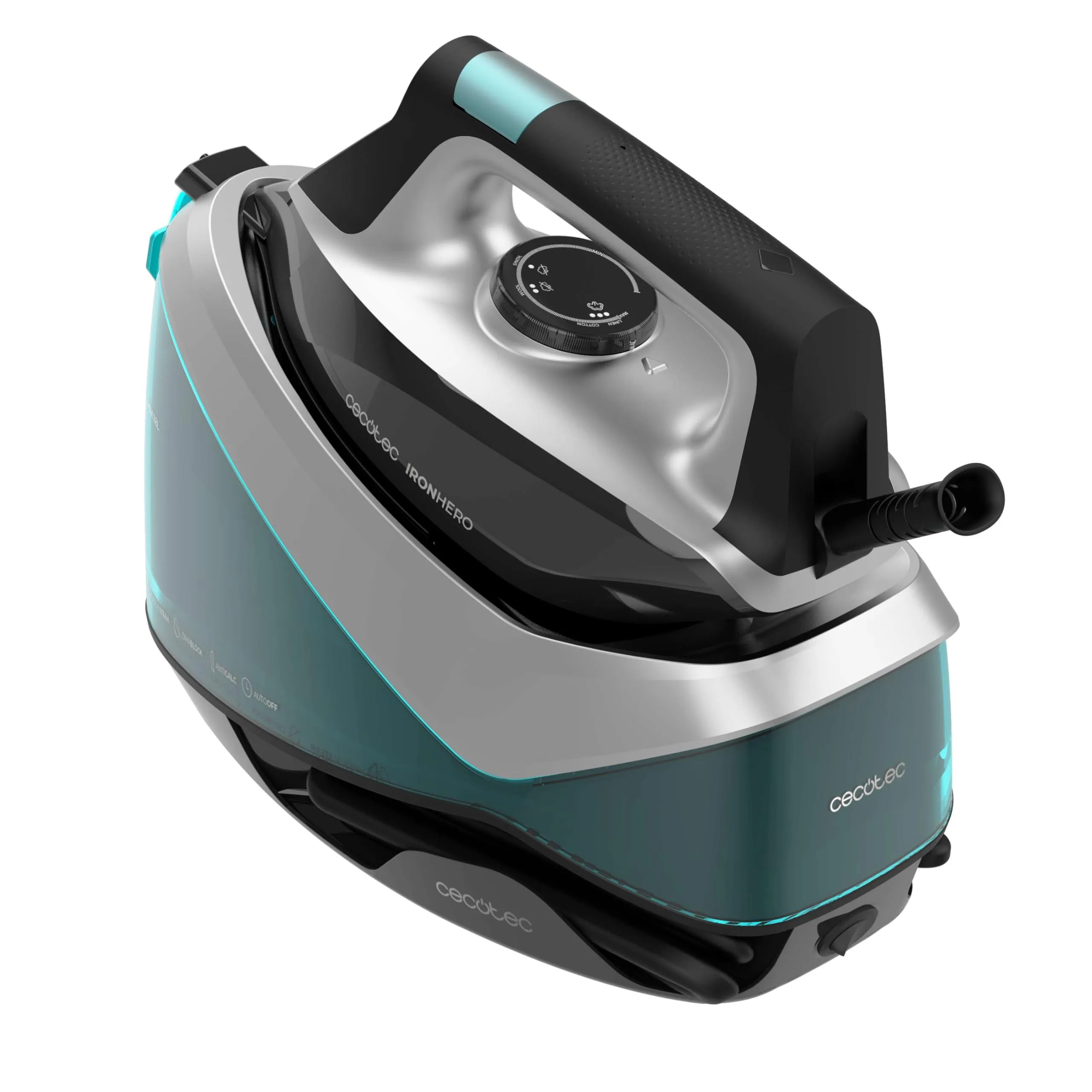 Cecotec IronHero H-2800 Station Centro di stiratura orizzontale, 2800 W, Suola in ceramica - immagine 2