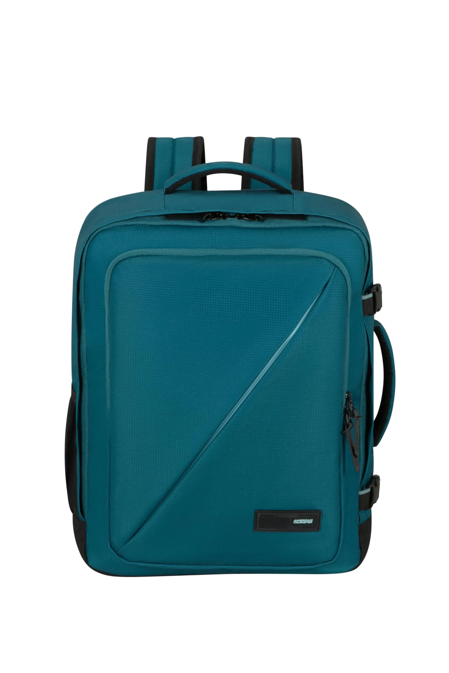 American Tourister Take2Cabin Zaino Bagaglio a Mano Underseat, 45 x 36 x 20 cm, 38 L, Totally Teal - immagine 2