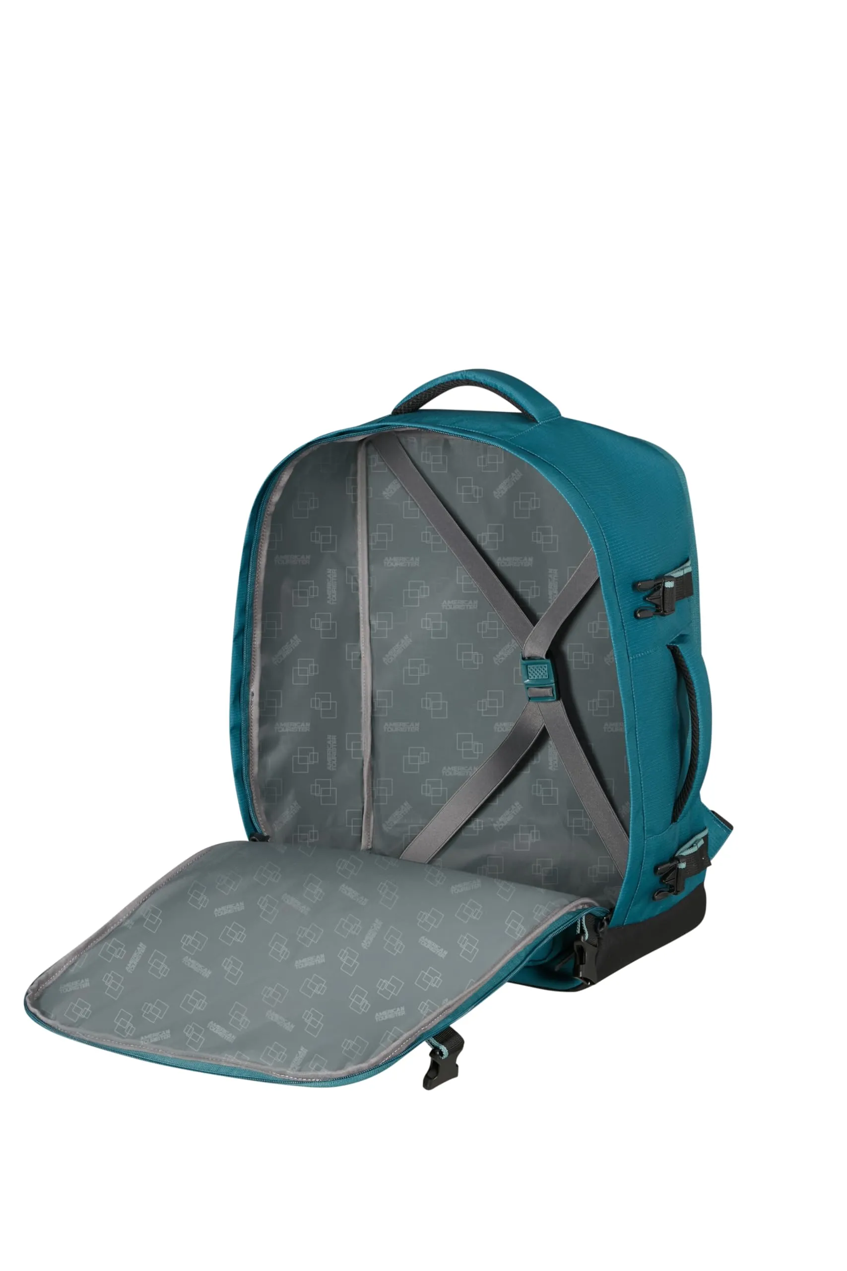 American Tourister Take2Cabin Zaino Bagaglio a Mano Underseat, 45 x 36 x 20 cm, 38 L, Totally Teal - immagine 5