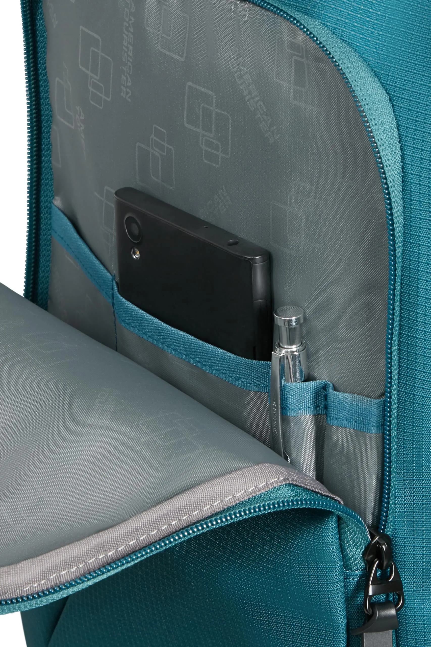 American Tourister Take2Cabin Underseat Cabin Bag, 40 x 25 x 20 cm, 24 L, Totally Teal - immagine 8