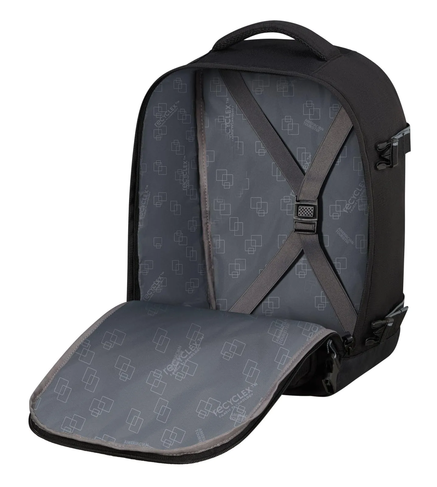 American Tourister Take2Cabin Zaino Bagaglio a Mano Ryanair 40 x 25 x 20 cm, Nero - immagine 5