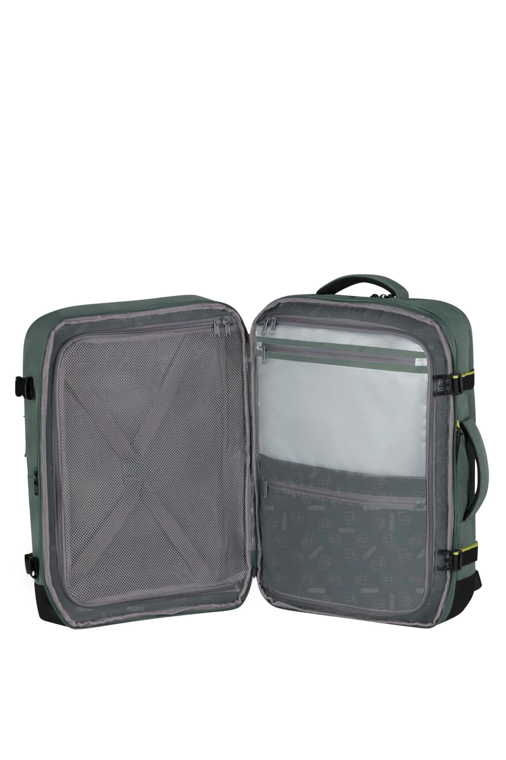 American Tourister Take2Cabin Zaino da viaggio espandibile 17,3 pollici, 55 cm, 42,5/48,5 L, Verde Dark Forest - immagine 5