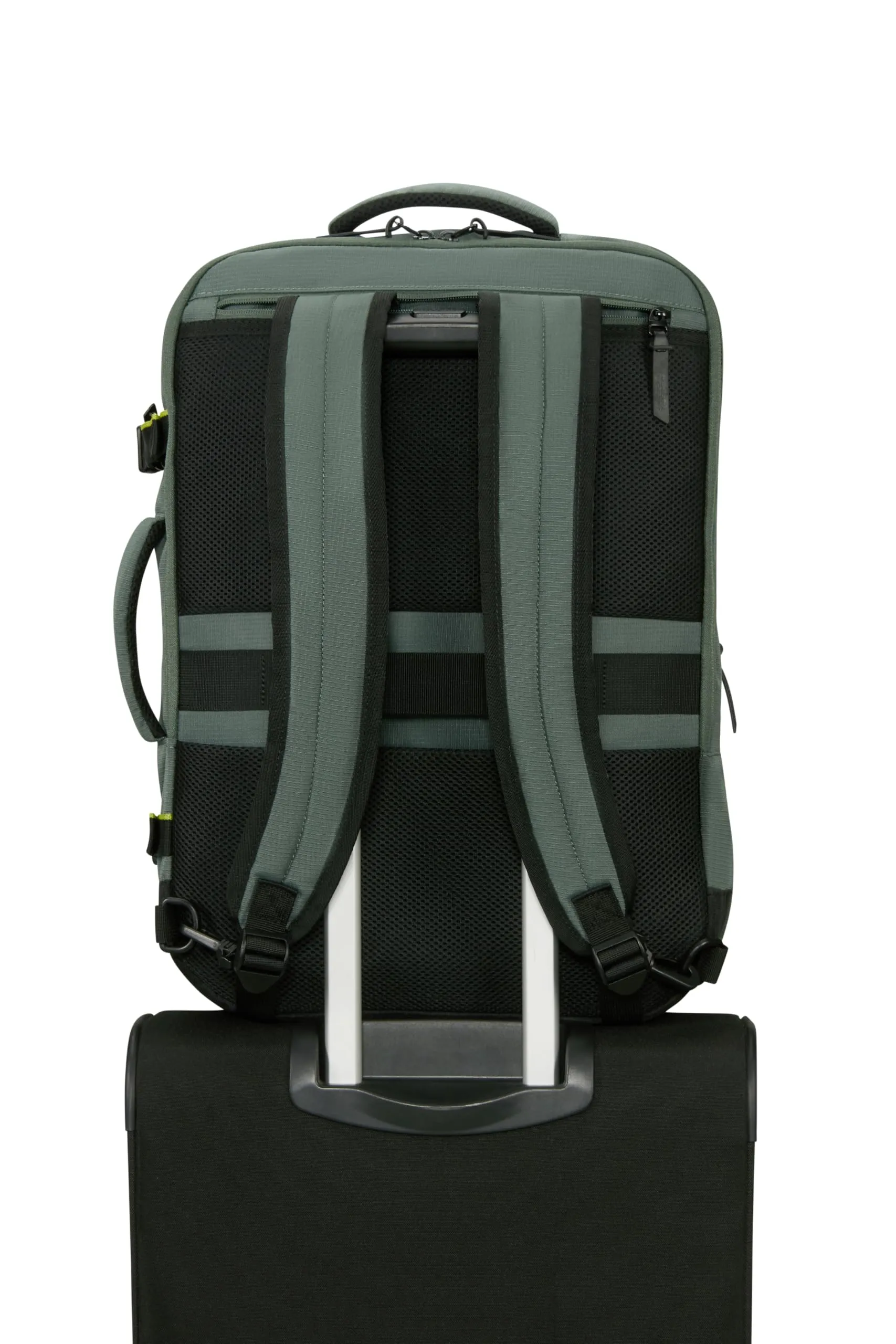 American Tourister Take2Cabin Zaino da viaggio espandibile 17,3 pollici, 55 cm, 42,5/48,5 L, Verde Dark Forest - immagine 7