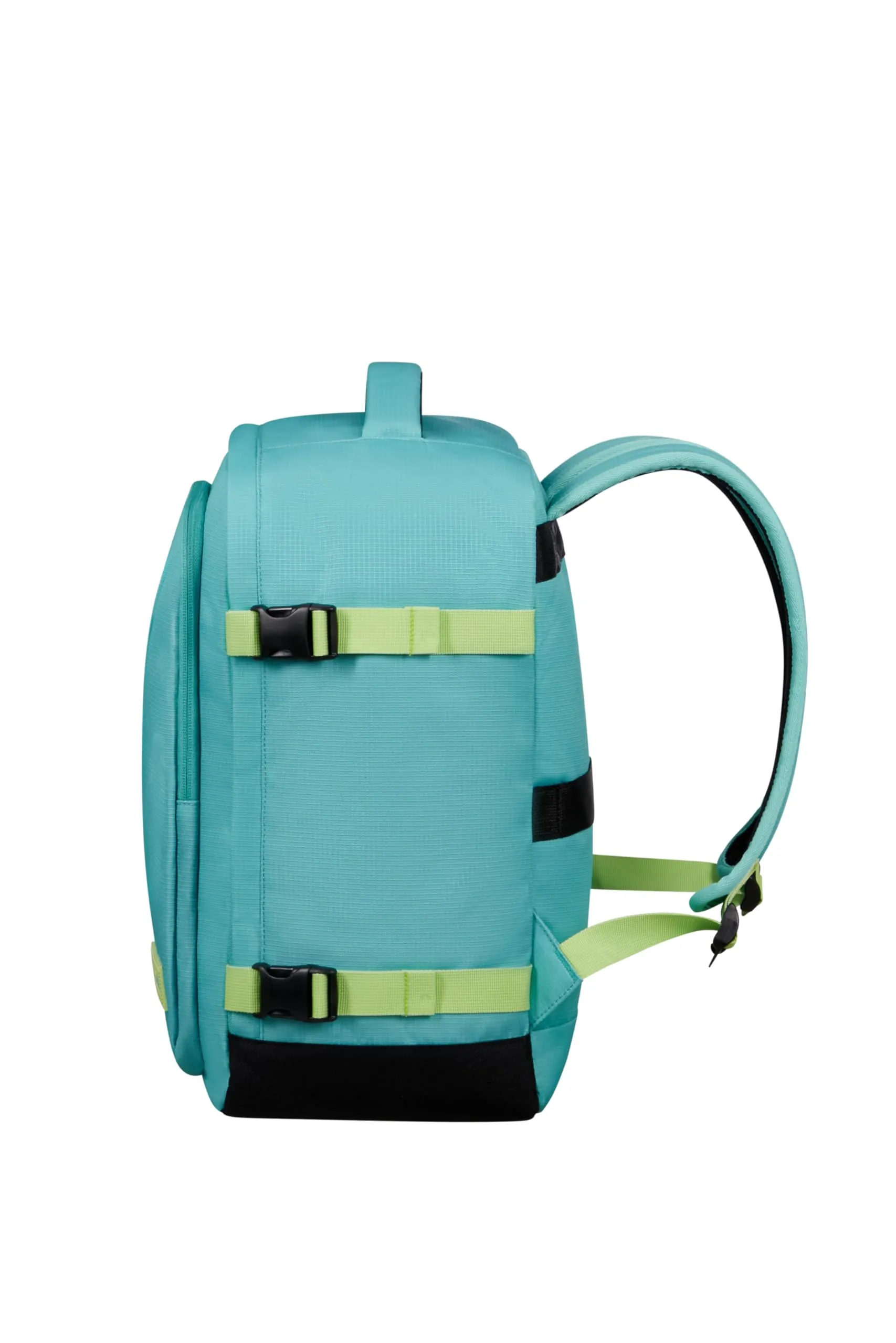 American Tourister Take2Cabin Zaino da cabina Ryanair 25 x 20 x 40 cm, 24 L, Dusty Turquoise/Lime - immagine 3