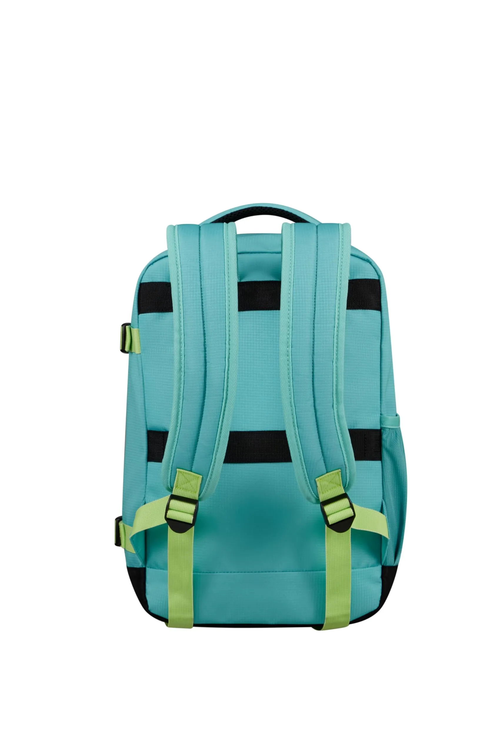 American Tourister Take2Cabin Zaino da cabina Ryanair 25 x 20 x 40 cm, 24 L, Dusty Turquoise/Lime - immagine 4