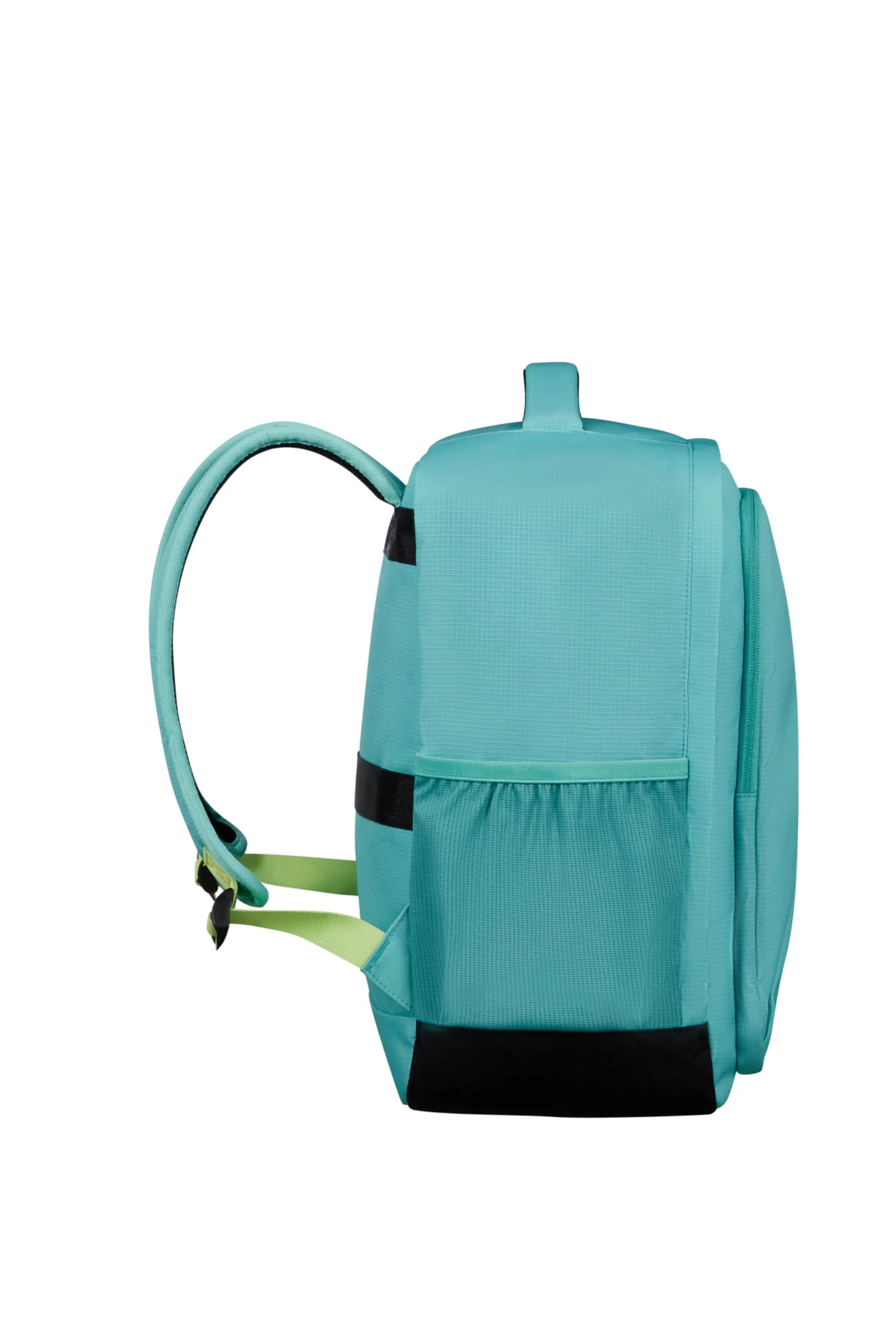 American Tourister Take2Cabin Zaino da cabina Ryanair 25 x 20 x 40 cm, 24 L, Dusty Turquoise/Lime - immagine 12