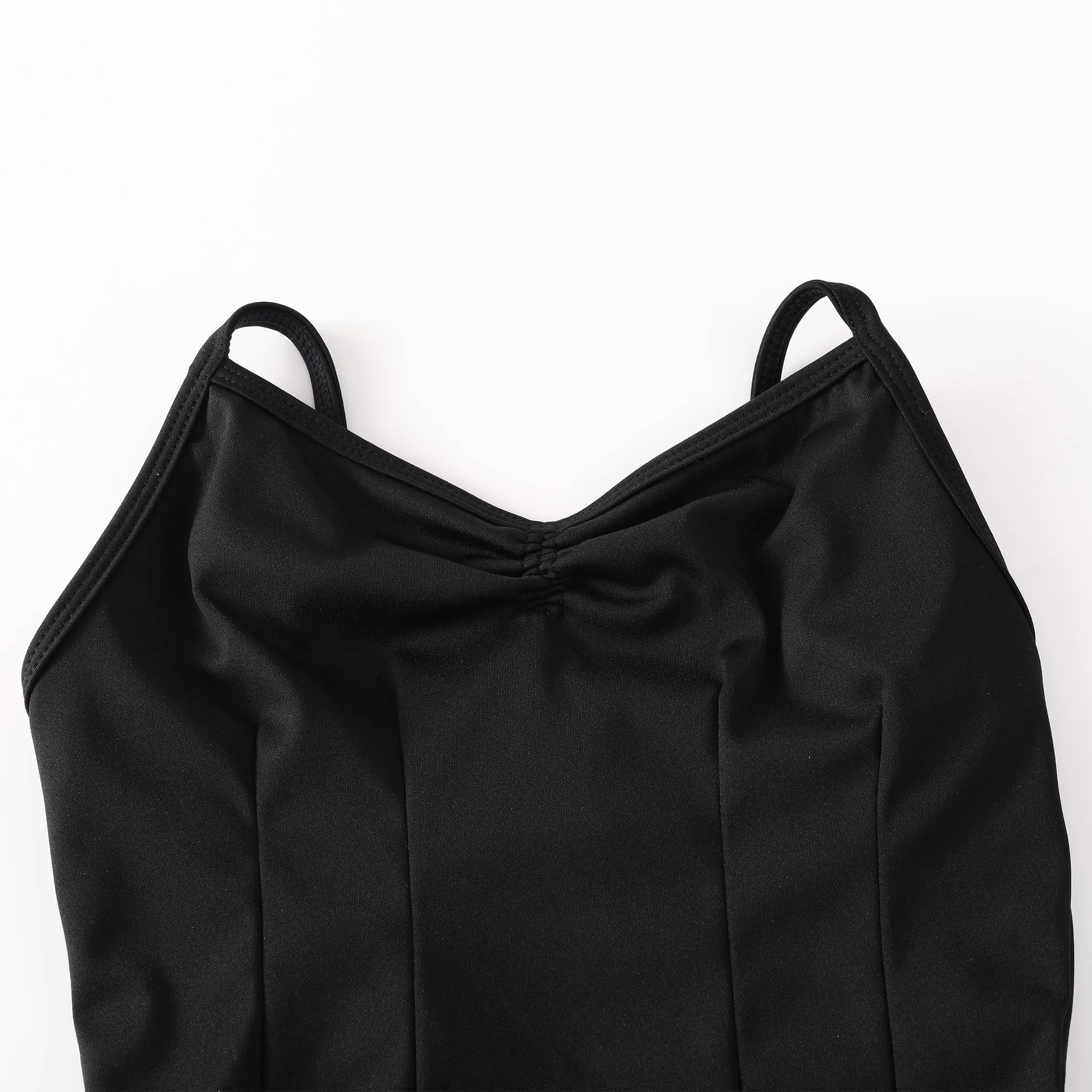 ZYXWVU Body Danza Classica Bambina con Spalline Regolabili, Nero, 6-8 anni - immagine 6