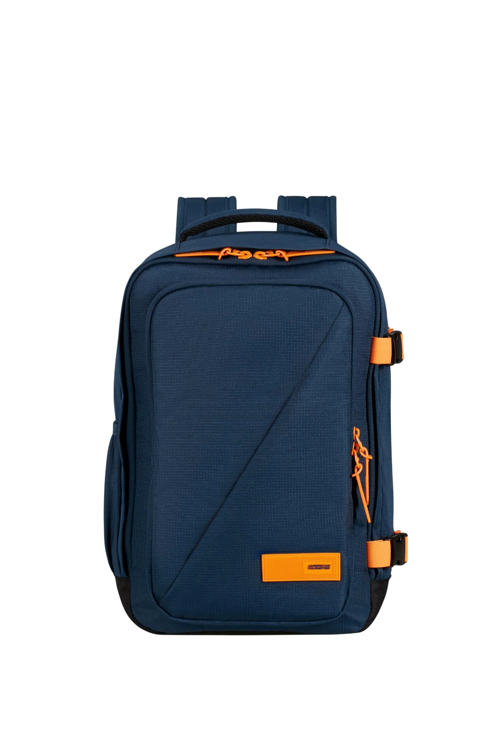 American Tourister Take2Cabin Zaino Bagaglio a Mano Ryanair 40 x 25 x 20 cm 24L Dark Navy/Radiant Orange - immagine 2