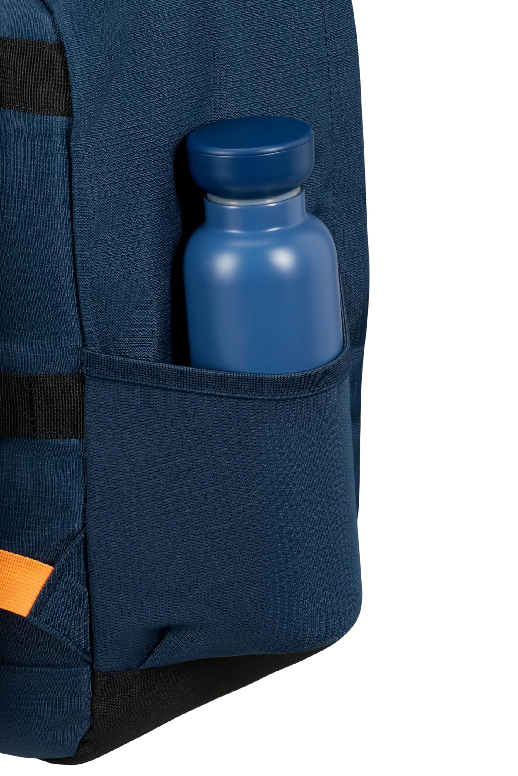 American Tourister Take2Cabin Zaino Bagaglio a Mano Ryanair 40 x 25 x 20 cm 24L Dark Navy/Radiant Orange - immagine 8