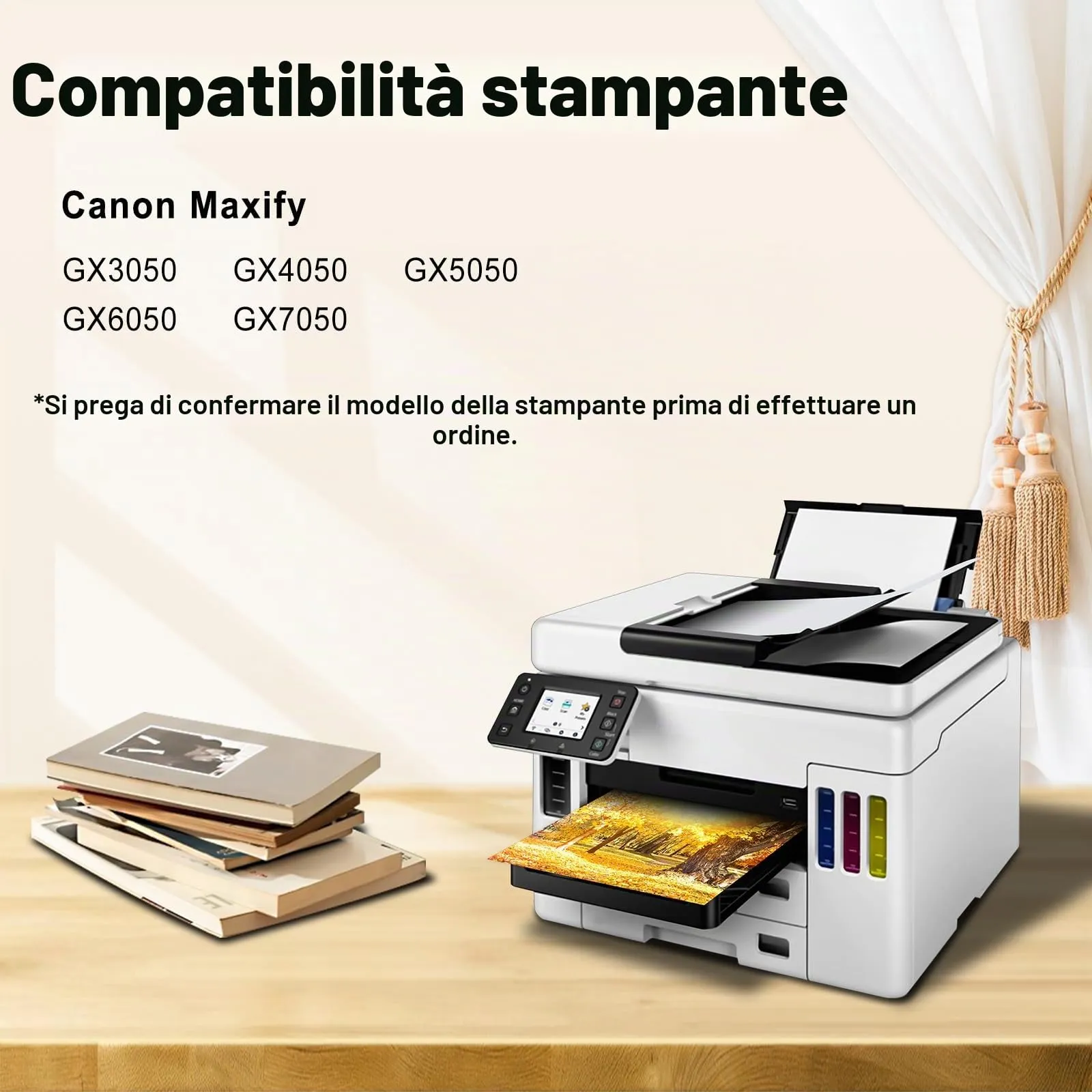 Miss Deer GI-56 Inchiostro Compatibile con Canon Maxify GX7050 GX6050 GX5050 GX4050 GX3050 (1 Nero, 1 Ciano, 1 Magenta, 1 Giallo) - immagine 2