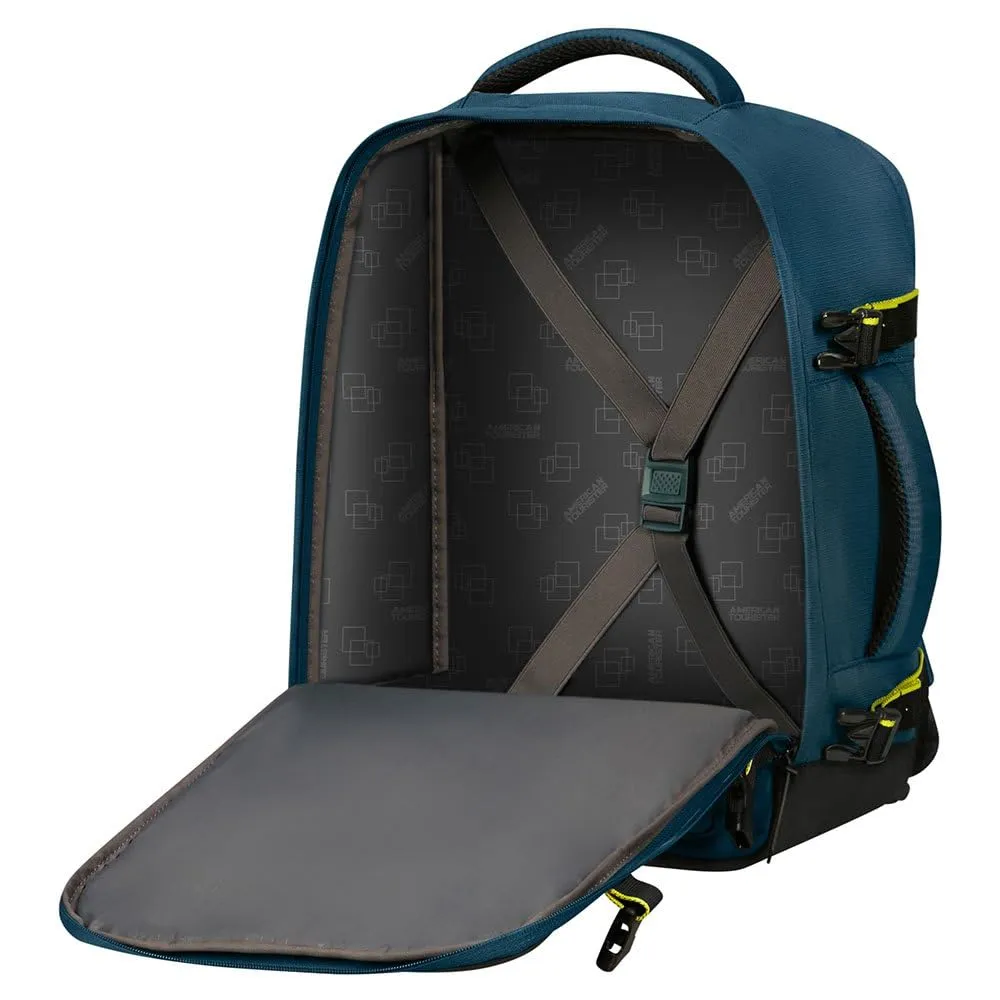 American Tourister Take2Cabin Borsa da cabina 40 x 30 x 20 cm, 26,5 L, Blu (Harbor Blue) - immagine 5