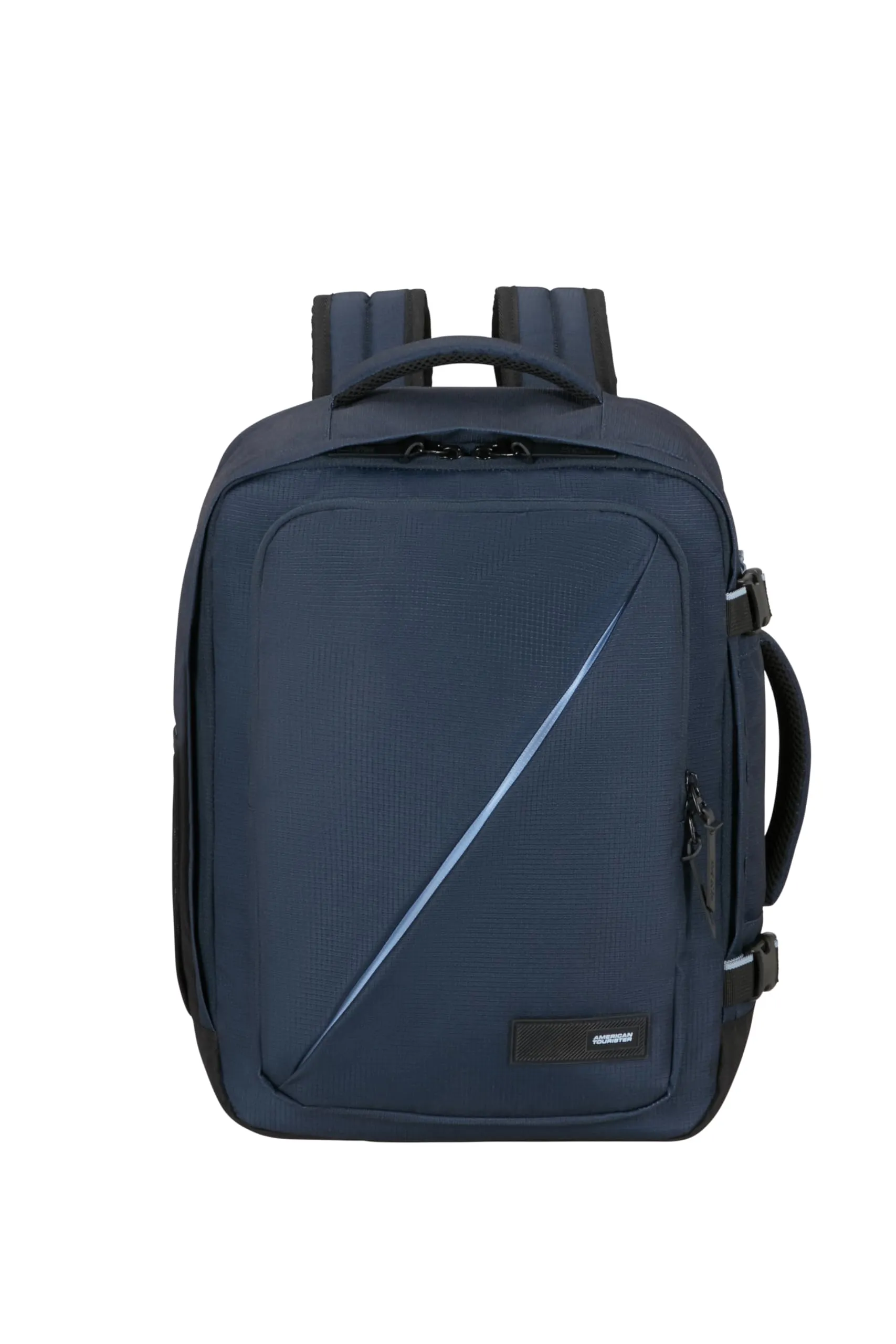 American Tourister Take2Cabin Zaino Bagaglio a Mano 40 x 30 x 20 cm, 26,5 L, Blu (Dark Navy) - immagine 2