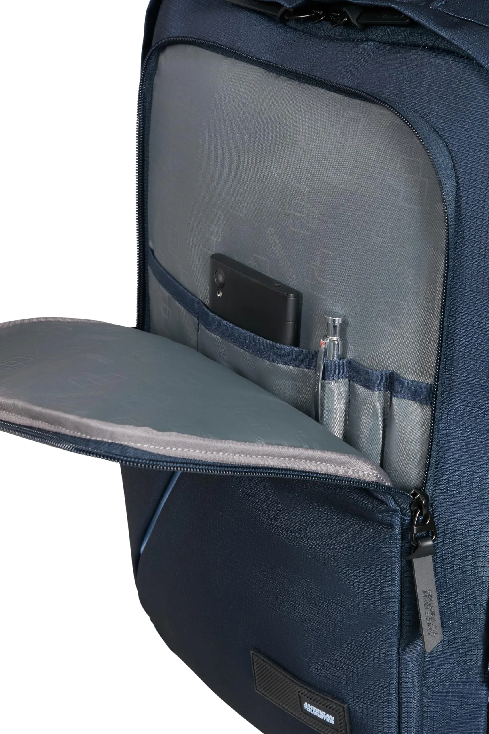 American Tourister Take2Cabin Zaino Bagaglio a Mano 40 x 30 x 20 cm, 26,5 L, Blu (Dark Navy) - immagine 7