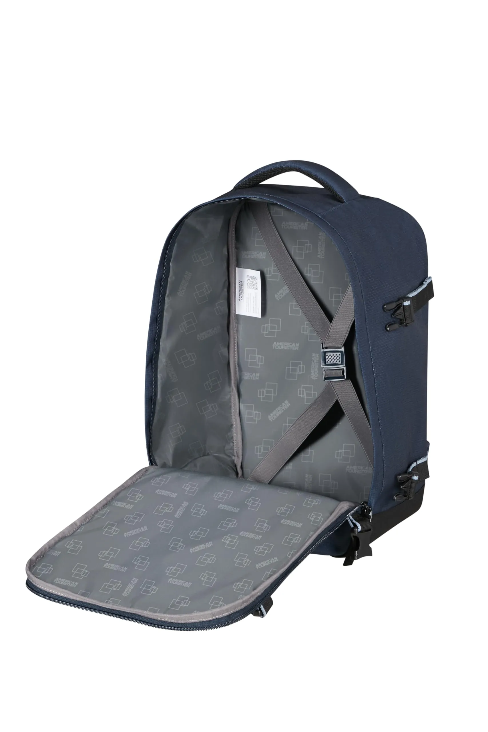 American Tourister Take2Cabin Zaino da Cabina, 25 x 20 x 40 cm, 24 L, Blu (Dark Navy) - immagine 5