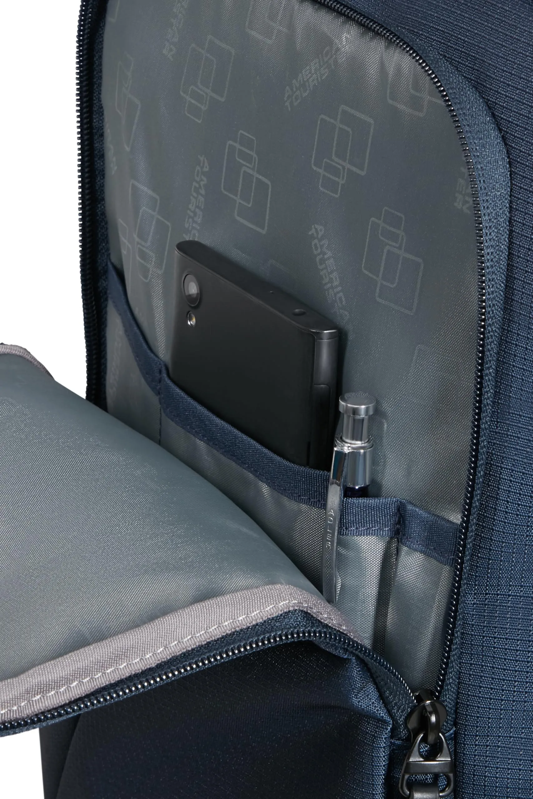 American Tourister Take2Cabin Zaino da Cabina, 25 x 20 x 40 cm, 24 L, Blu (Dark Navy) - immagine 7