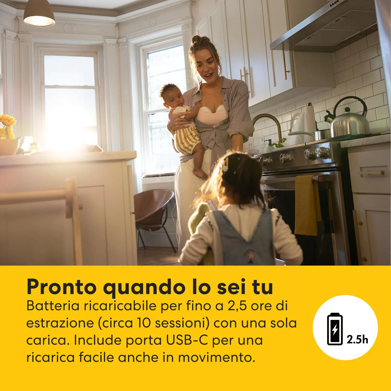 Medela Motion InBra Tiralatte Elettrico Indossabile con Borsa per la Conservazione - immagine 8