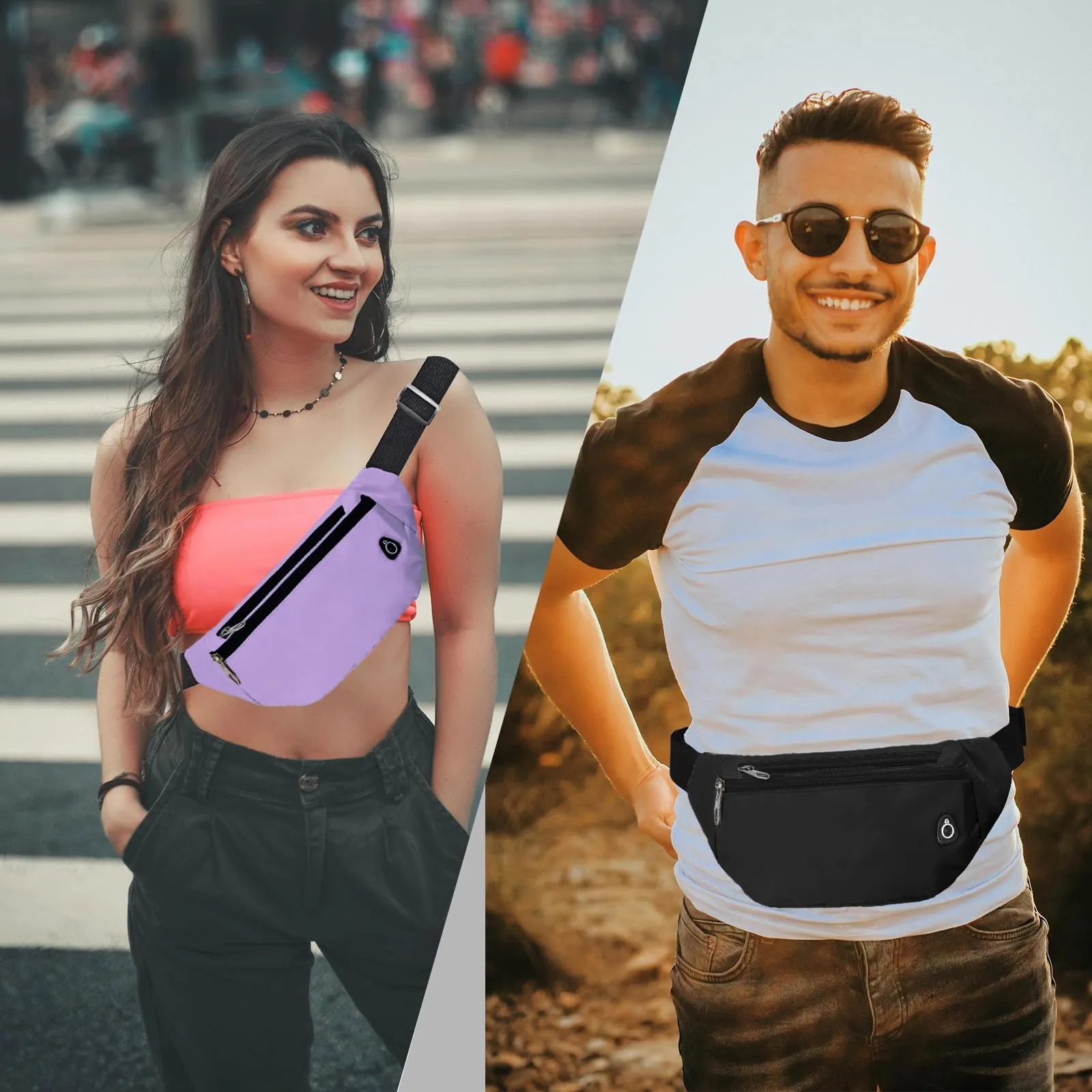 Rosoz Marsupio Sport All’Aperto per Uomo e Donna, Escursionismo, Campeggio e Bicicletta - immagine 5