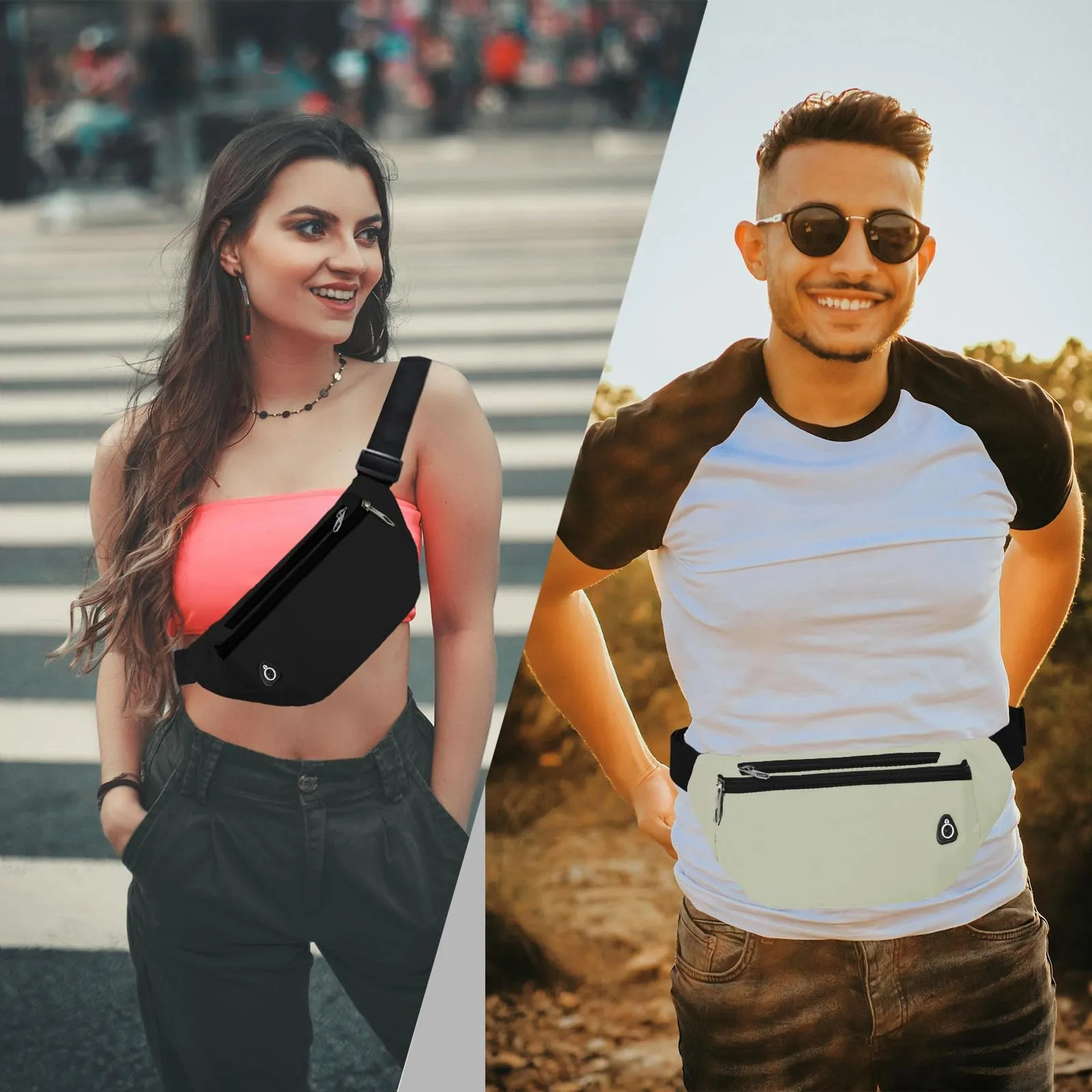 Rosoz Marsupio Sport all'Aperto per Uomo e Donna, Ideale per Escursionismo, Campeggio e Bicicletta - immagine 5