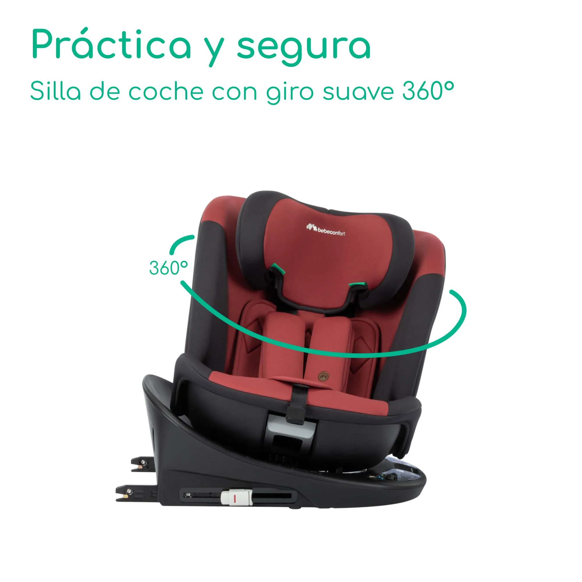 Bebeconfort RevolveFix 360 i-Size, 40–150 cm, Dual Red - immagine 5