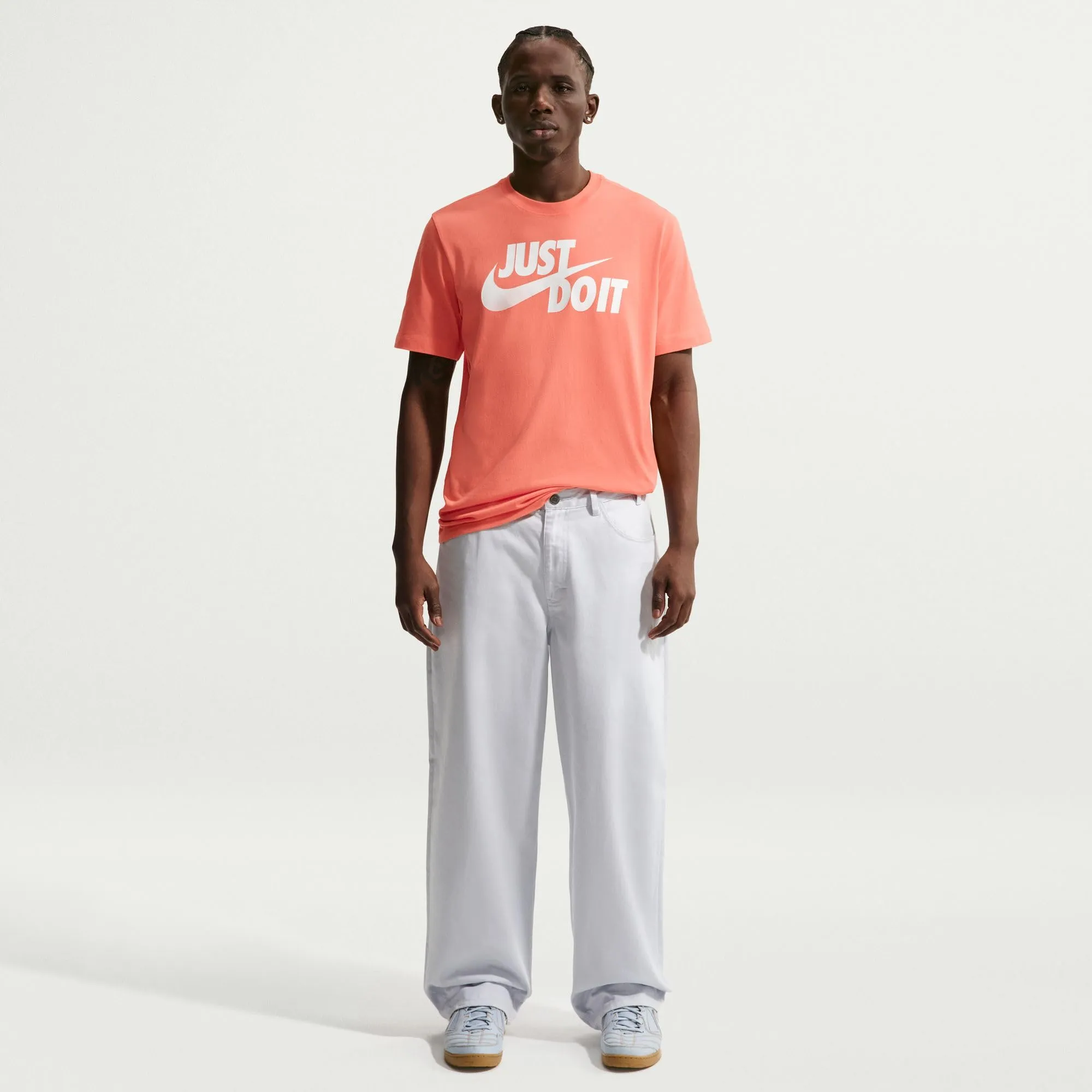 Nike Sportswear JDI AR5006 Maglietta da Uomo - Orange Frost - immagine 2
