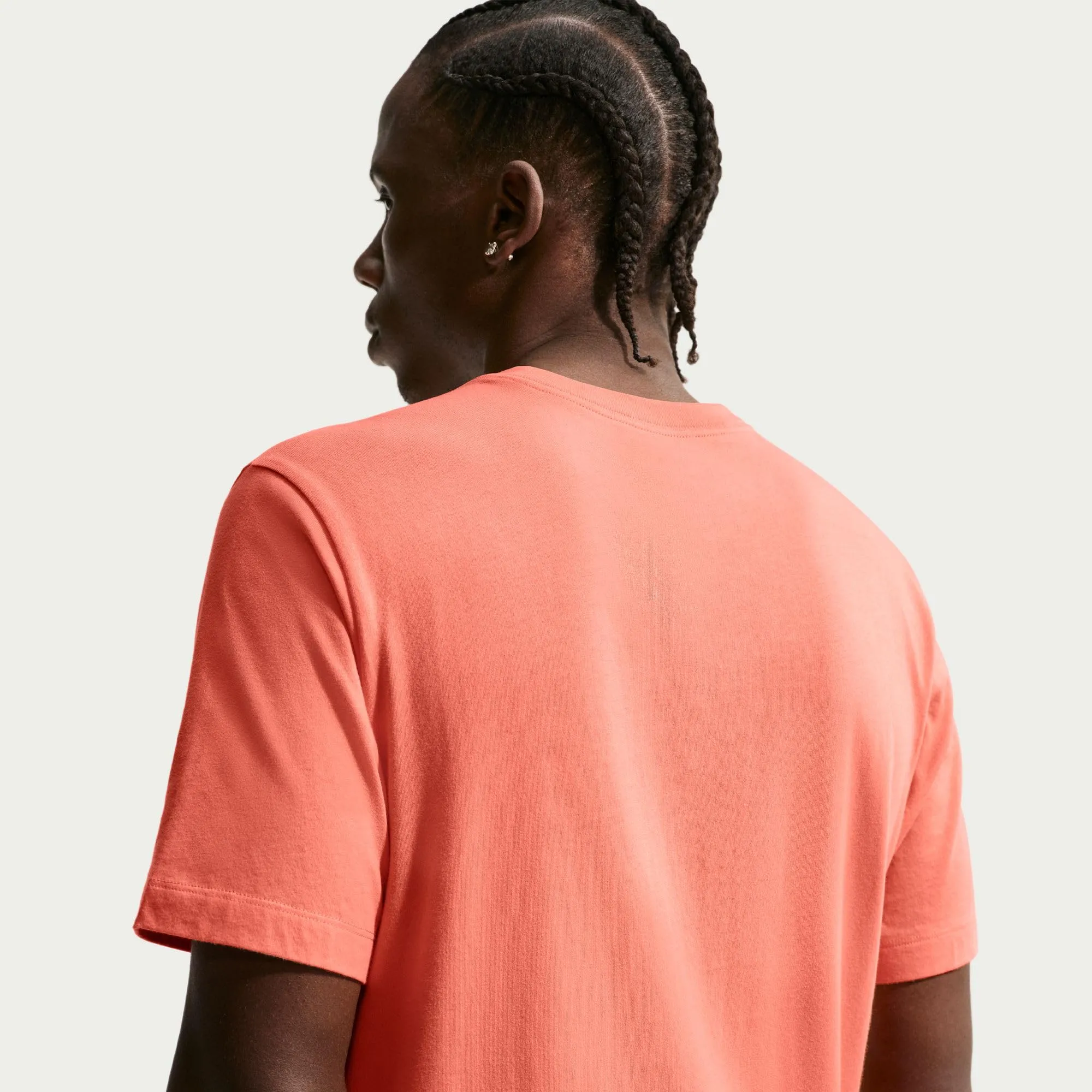Nike Sportswear JDI AR5006 Maglietta da Uomo - Orange Frost - immagine 5