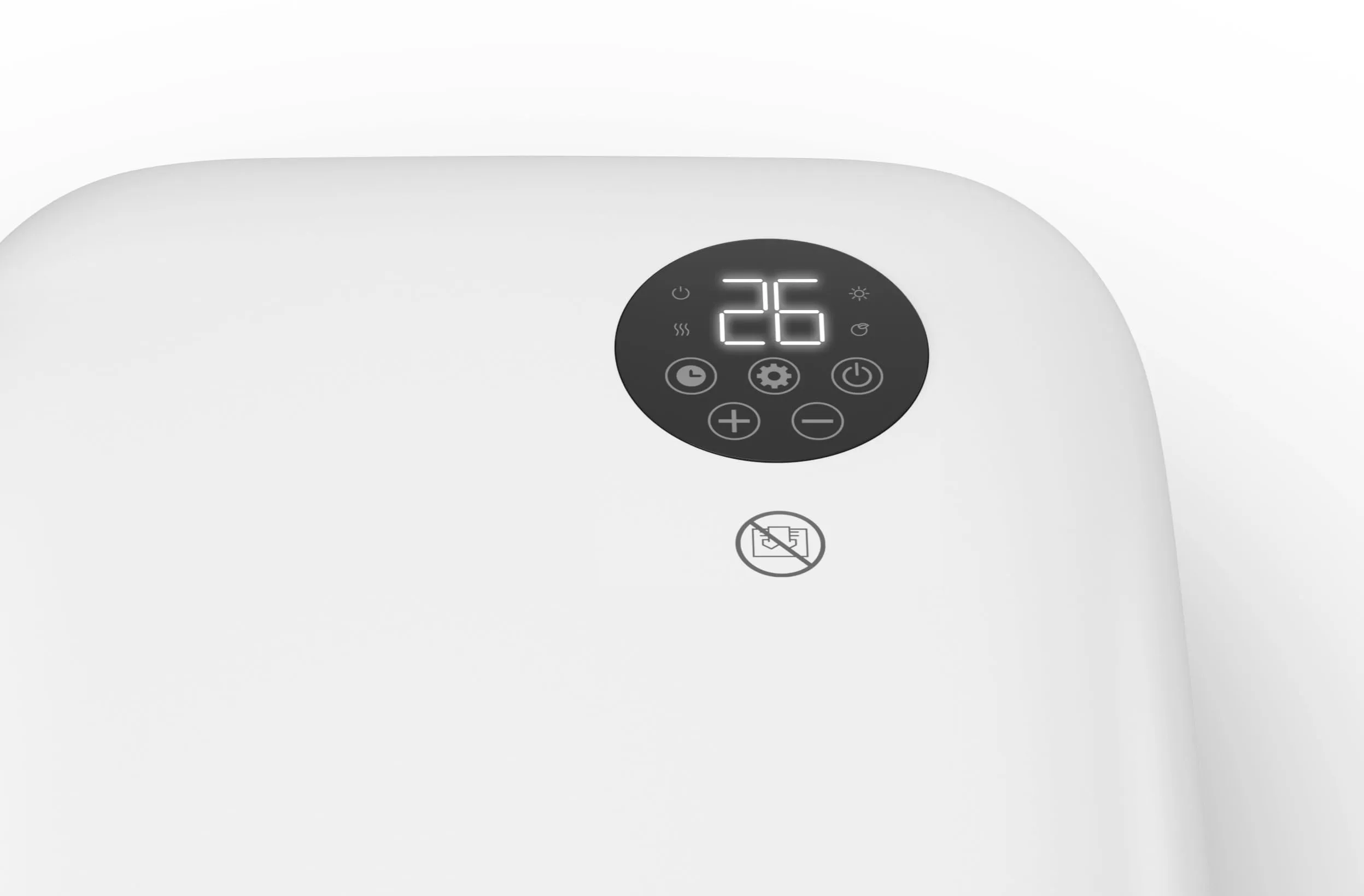 Olimpia Splendid Caldo Duo Termoventilatore 2000W, Installazione da Tavolo o a Muro, Eco Mode e Touchscreen Display - immagine 4