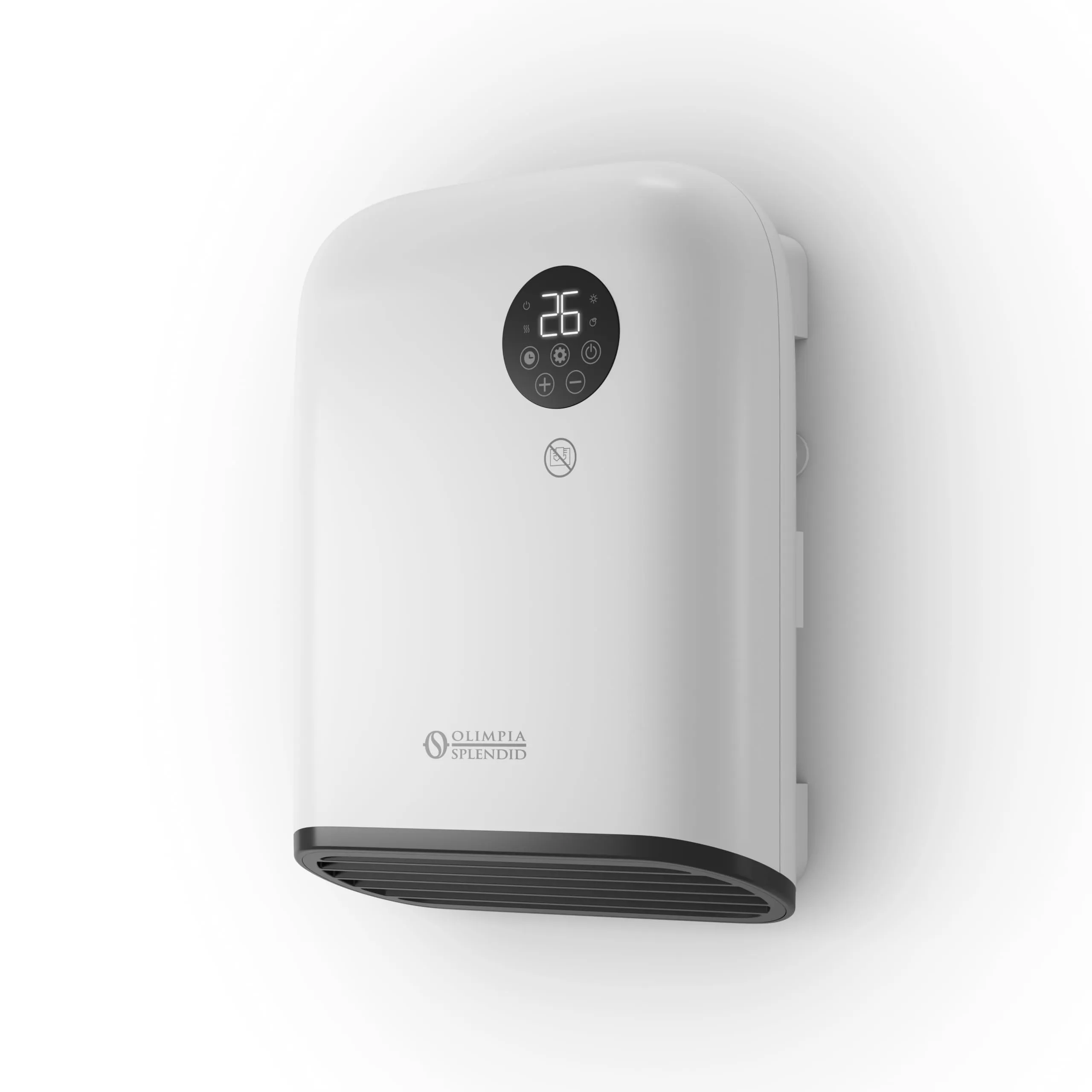 Olimpia Splendid Caldo Duo Termoventilatore 2000W, Installazione da Tavolo o a Muro, Eco Mode e Touchscreen Display - immagine 6