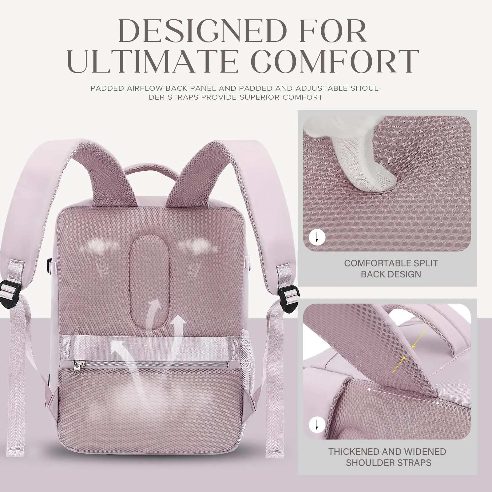 Hayayu Zaino Bagaglio a Mano per Ryanair 40x30x20 cm - immagine 6