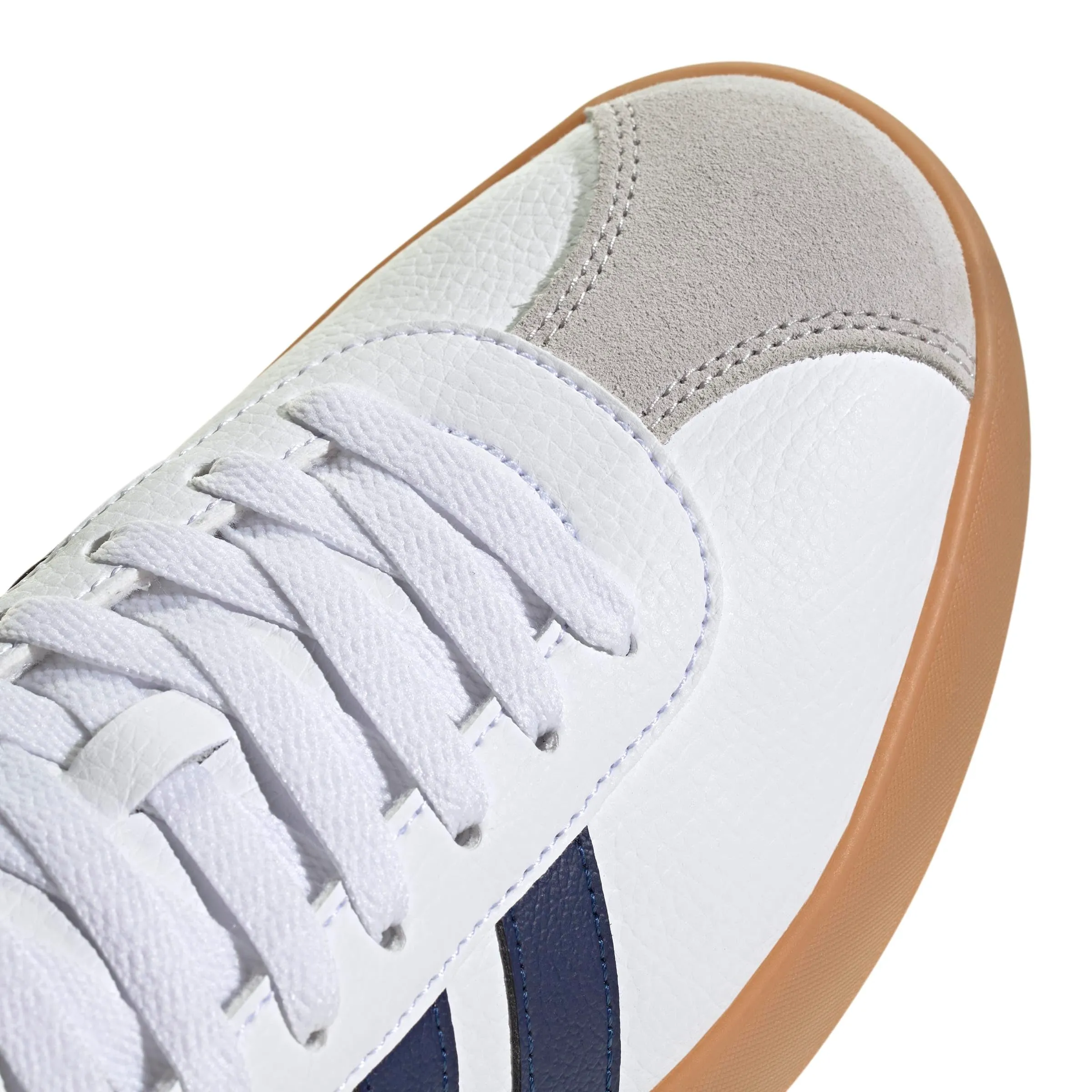 adidas VL Court 3.0 Shoes - Ftwr White/Dark Blue/Lgh Solid Grey - 41 1/3 EU - immagine 5